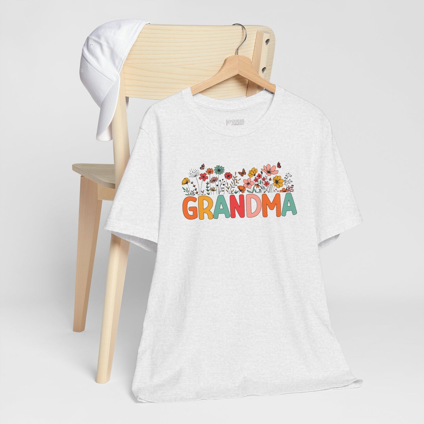 Spring Floral Grandma Soft Cotton Tee