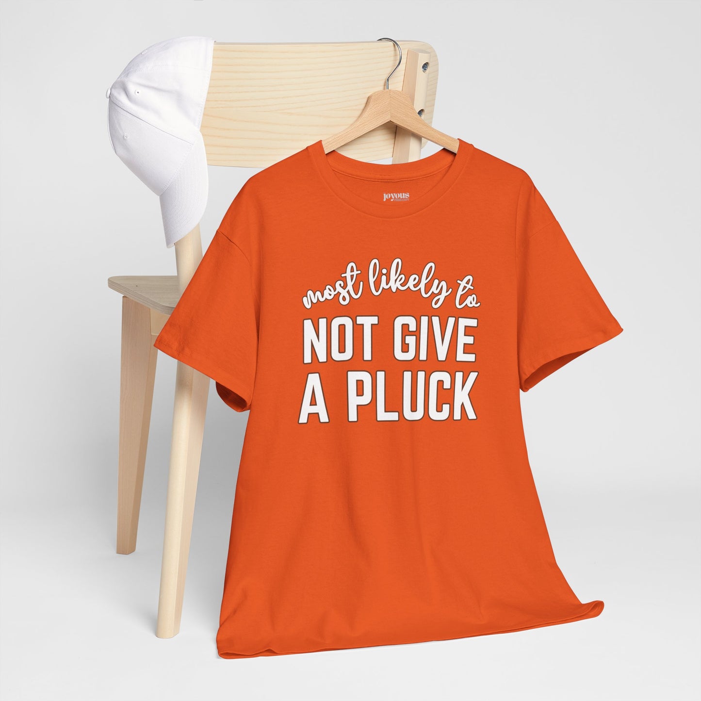 Funny Thanksgiving Shirt - Most Likely To Not Give a Pluck Heavy Cotton Tee