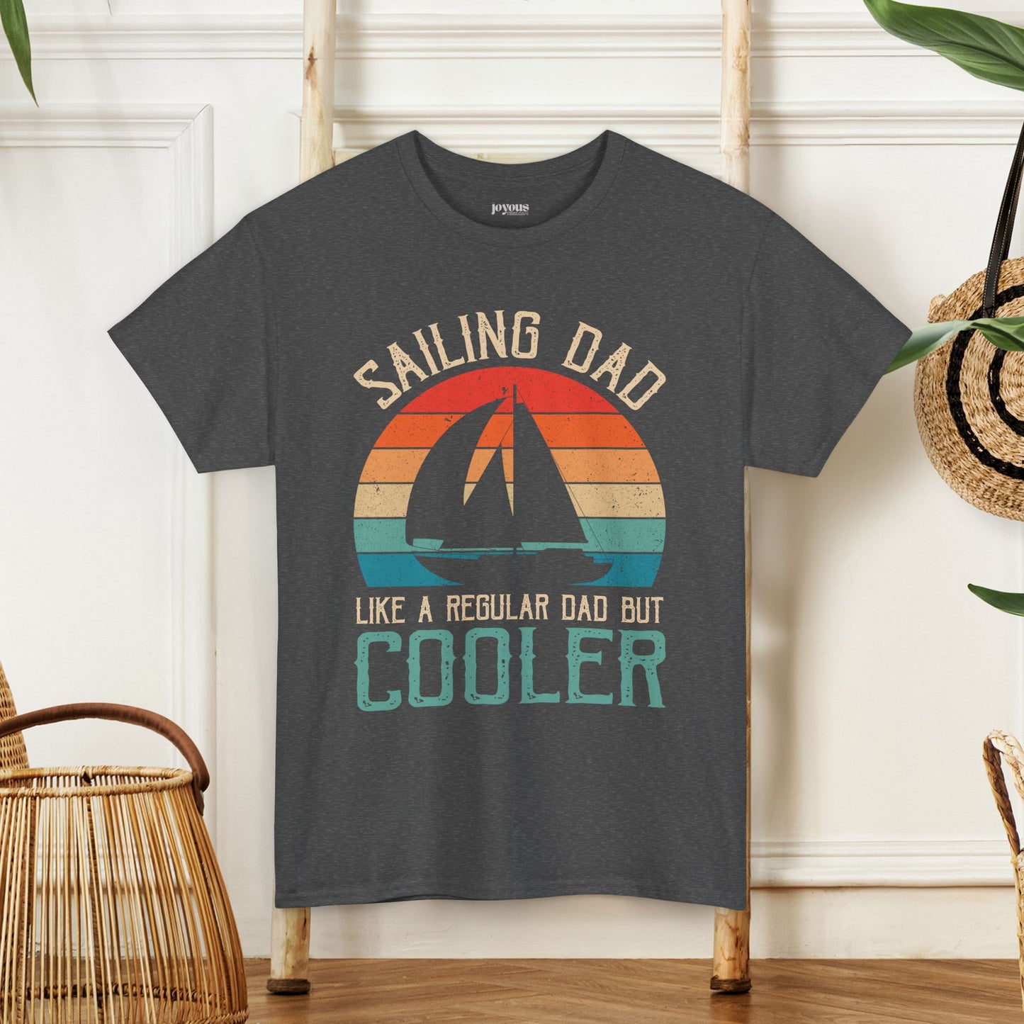 Sailing Dad Heavy Cotton Tee - Funny Sailing Shirt for Dad