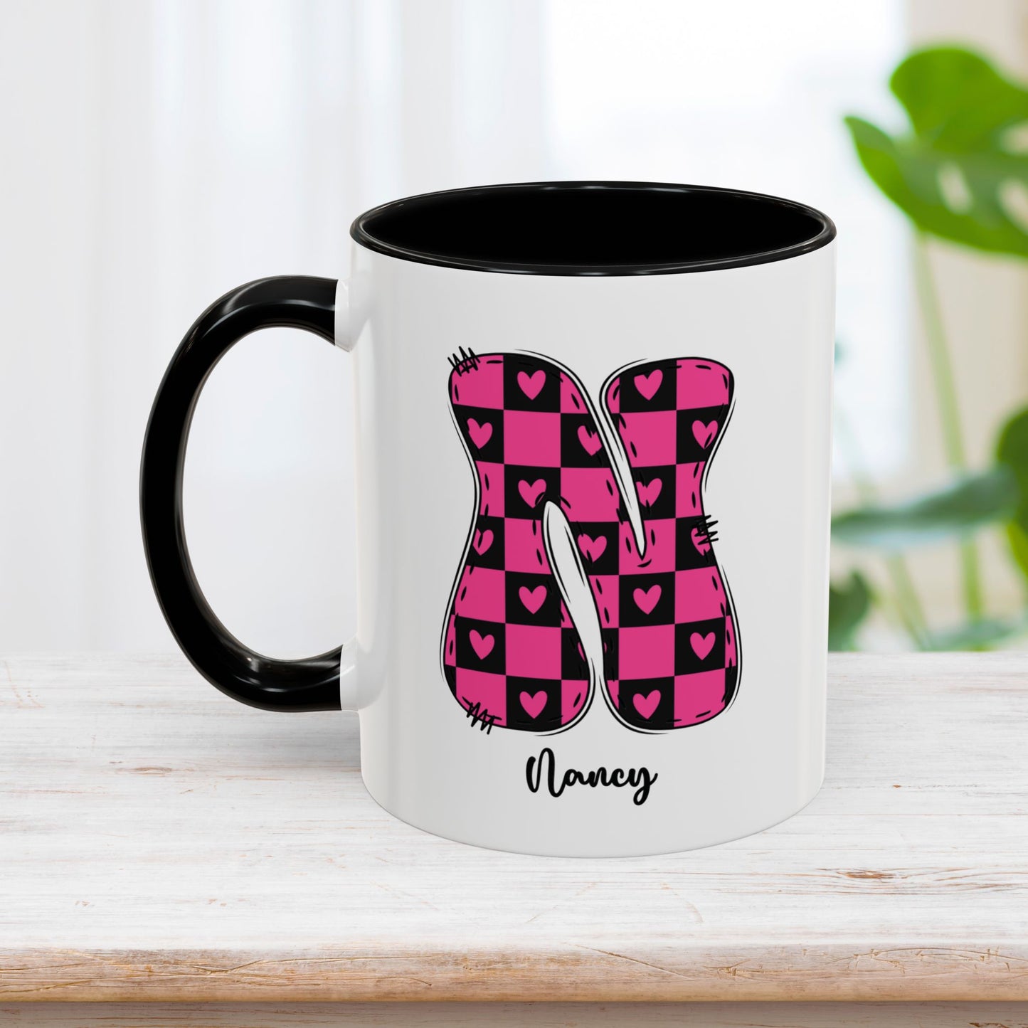 Custom Name Initial Letter Mug - Personalized Gifts A-Z