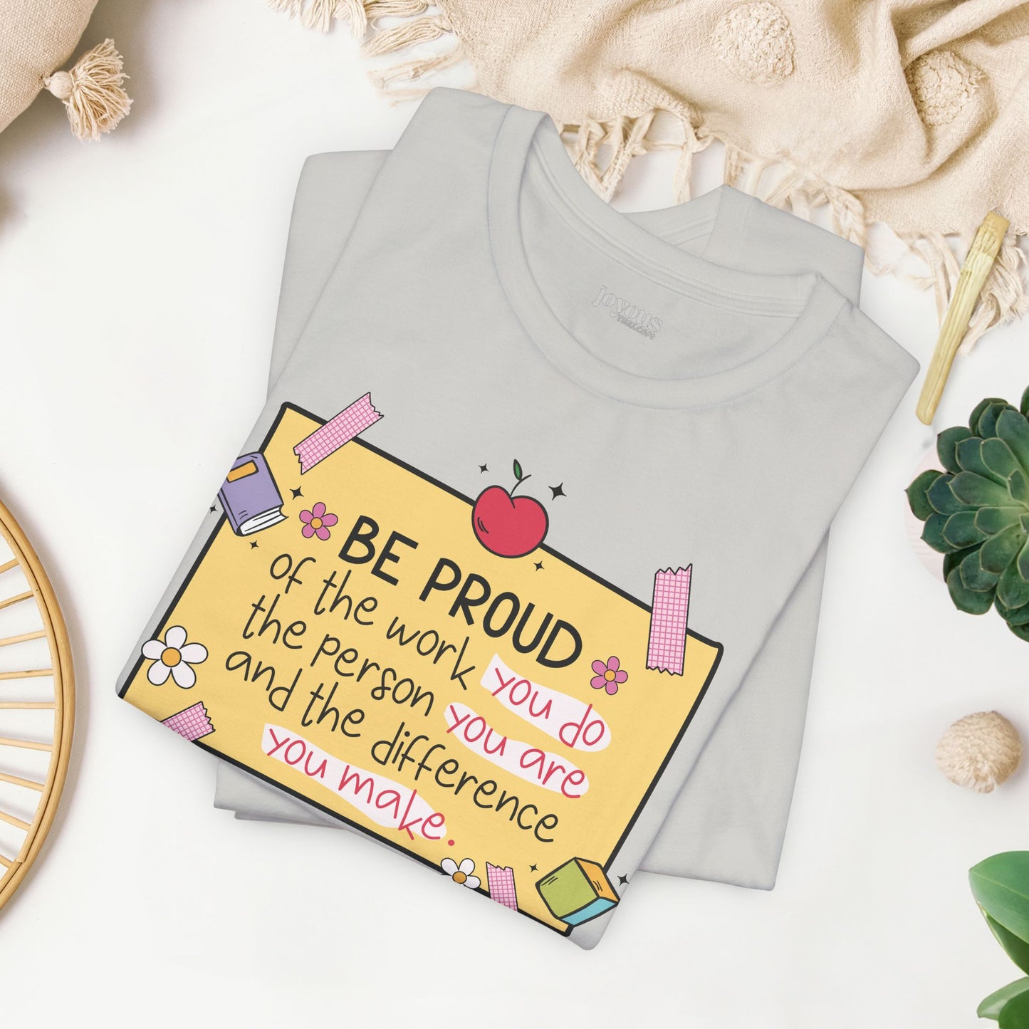 Trendy Motivational Teacher Soft Cotton Tee