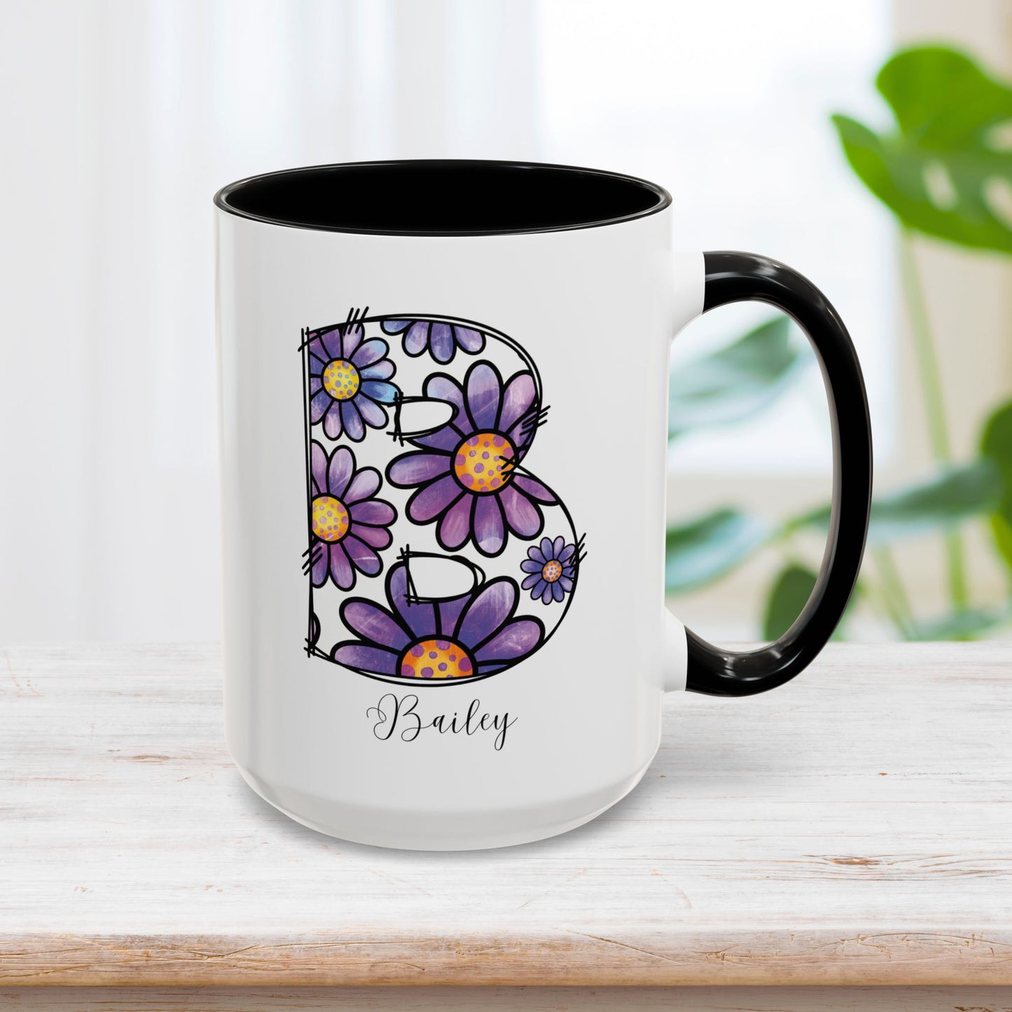 Custom Name Initial Letter Mug - Personalized Gifts A-Z