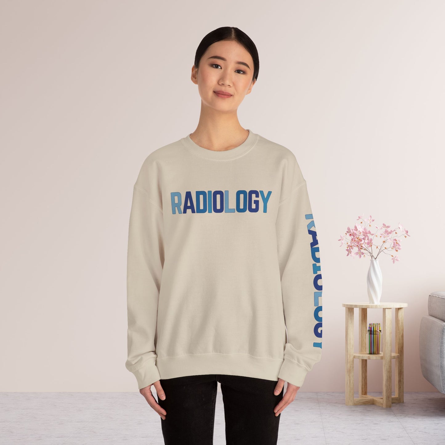 Trendy Blue Radiology Sweatshirt for RAD Technician