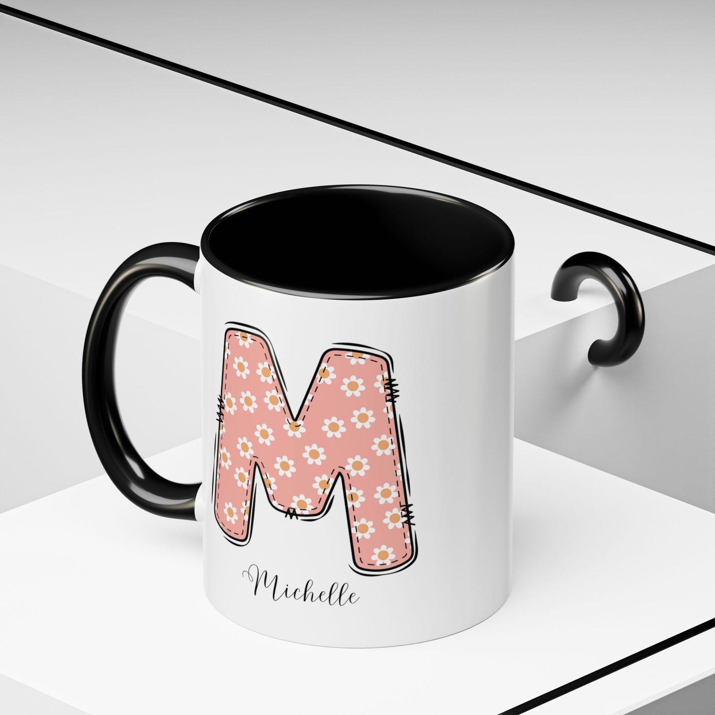 Custom Name Initial Letter Mug - Personalized Gifts A-Z