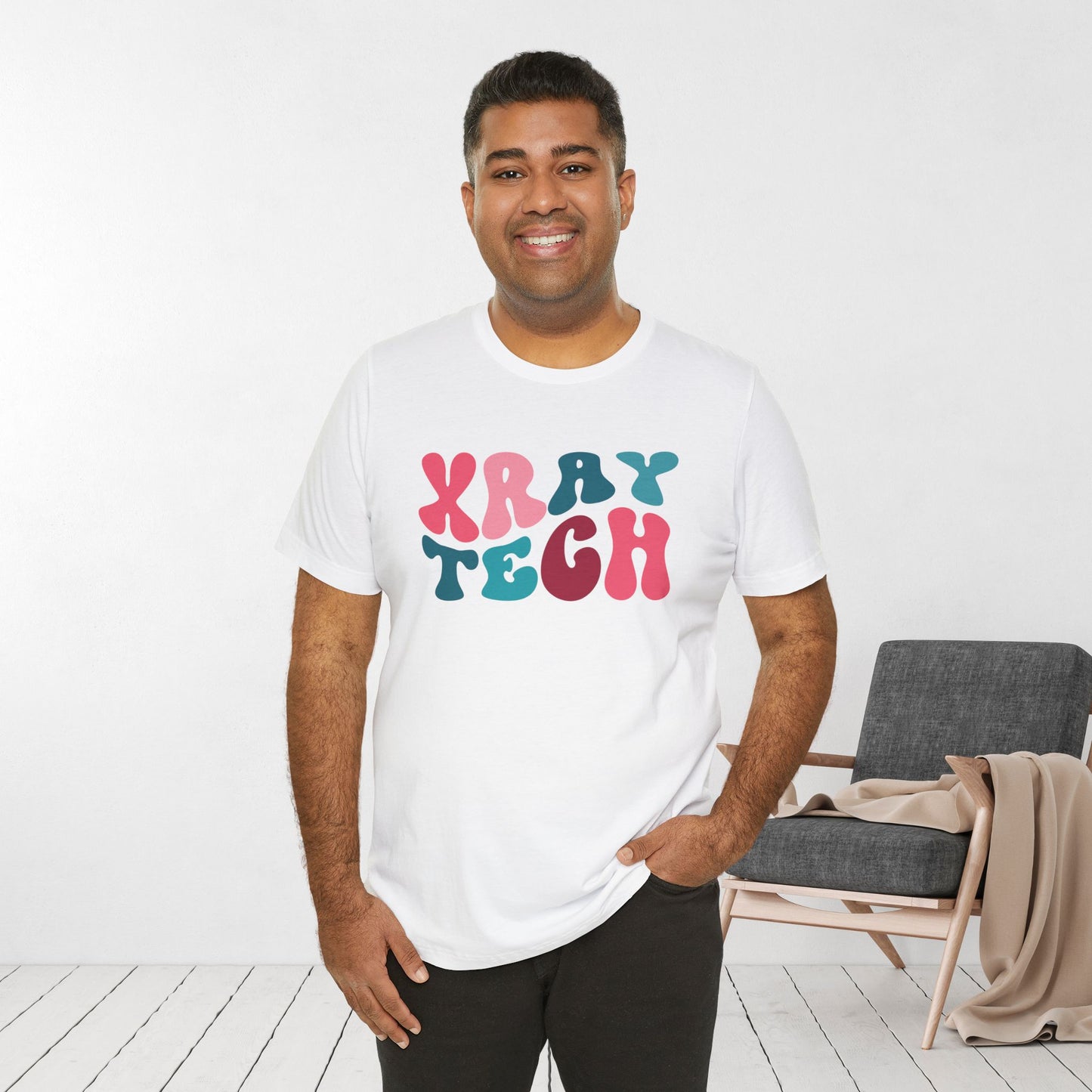 Groovy Colorful XRAY Tech Soft Cotton Tee