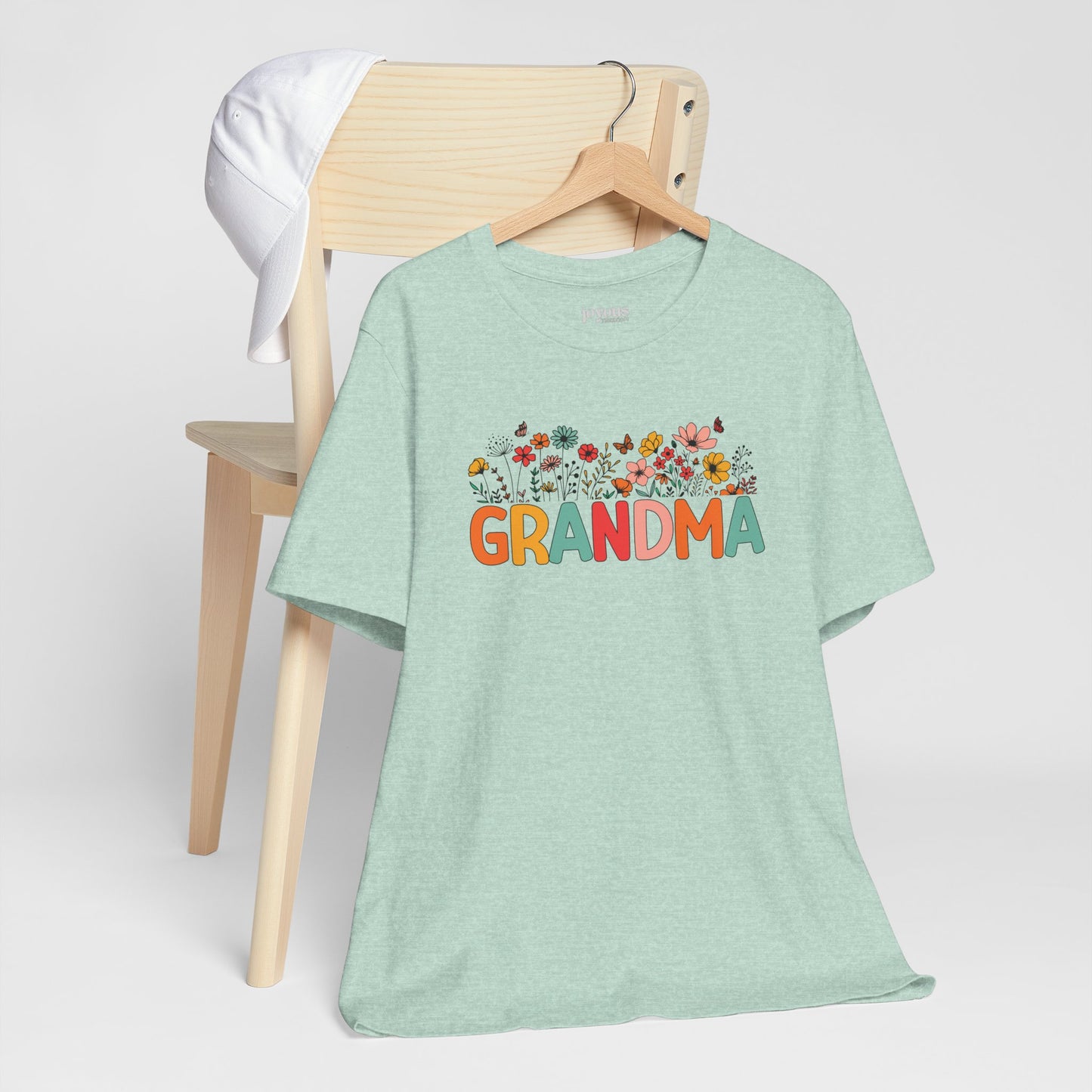 Spring Floral Grandma Soft Cotton Tee