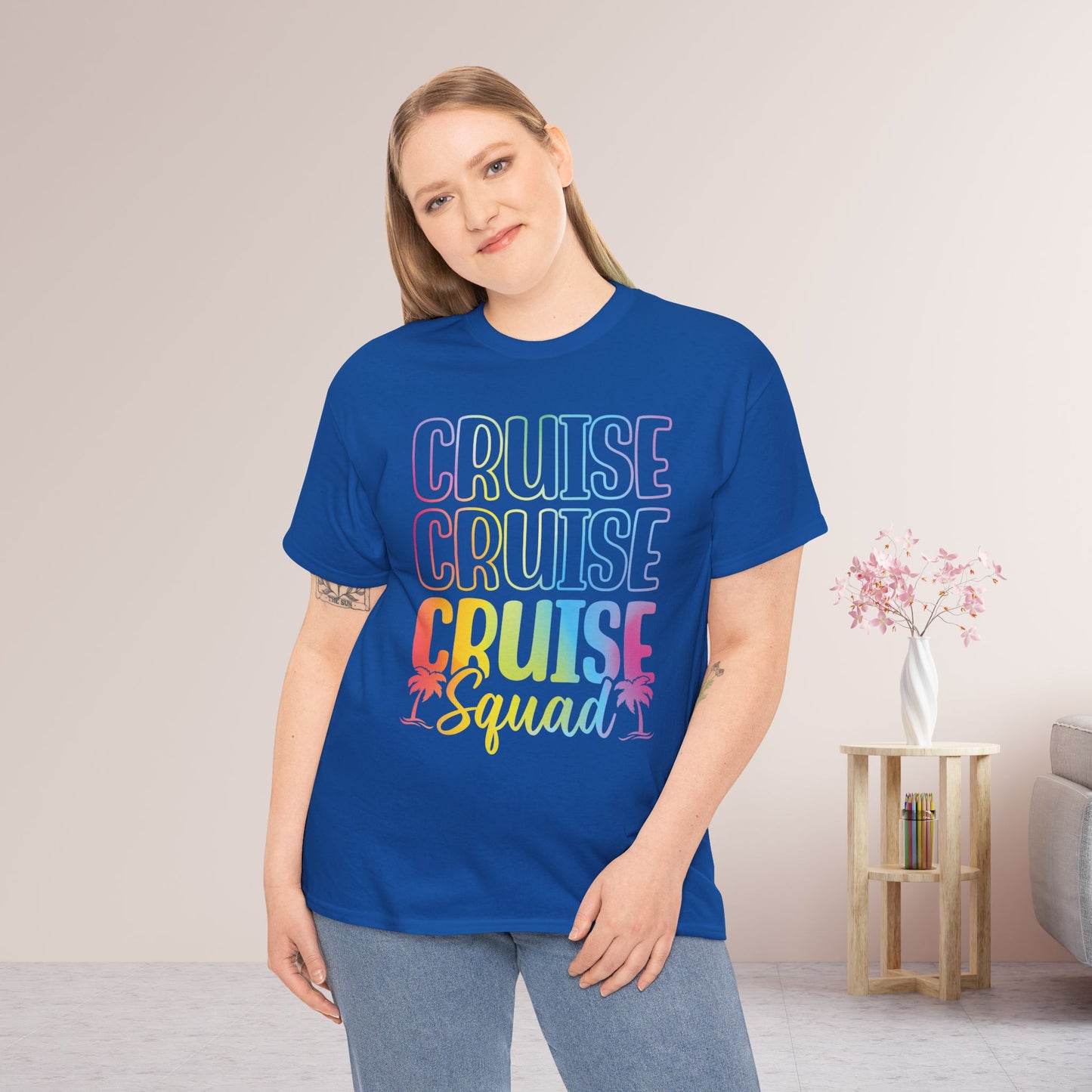 Cruise Squad Shirt - Family Cruise Vacation Heavy Cotton Tee