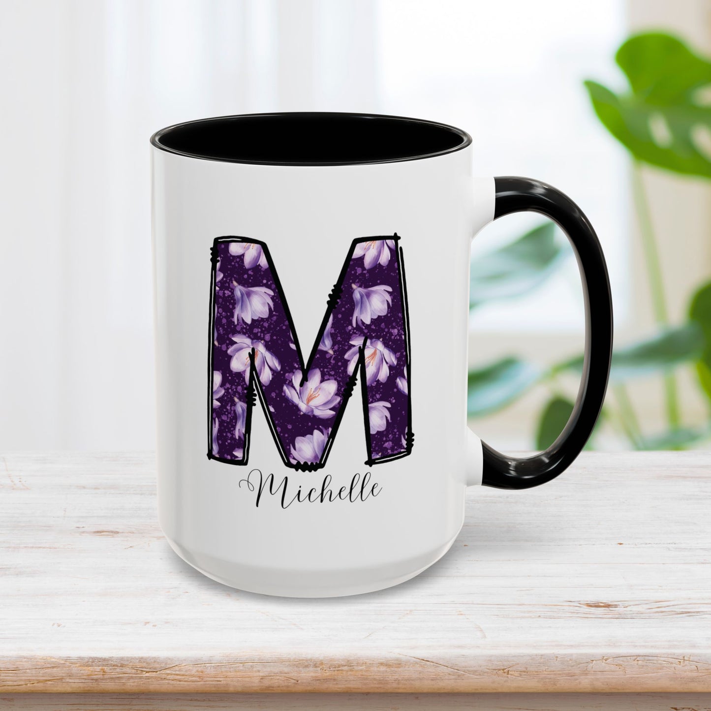 Custom Name Initial Letter Mug - Personalized Gifts A-Z