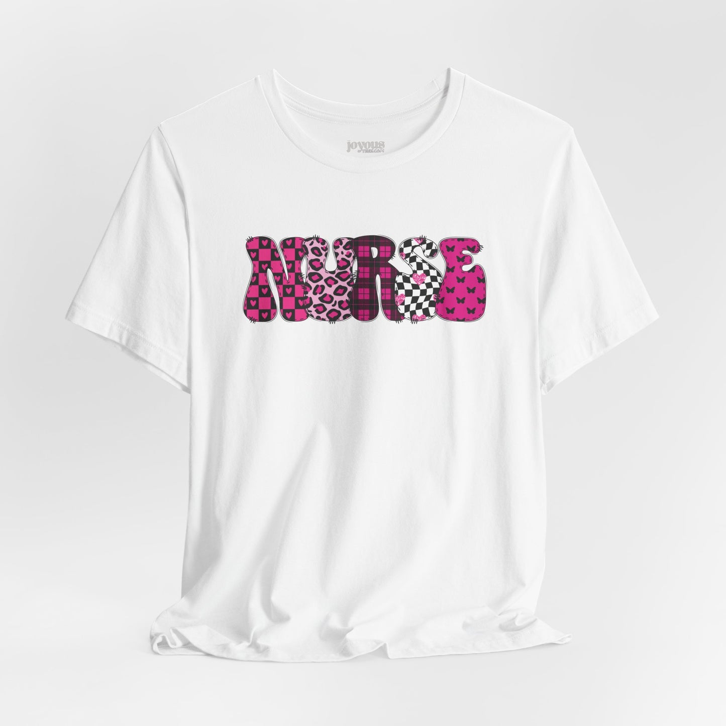 Groovy Font Nurse Shirt - Registered Nurse Soft Cotton Tee