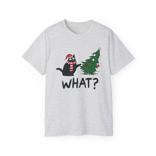 Funny Christmas Cat Ultra Cotton Tee