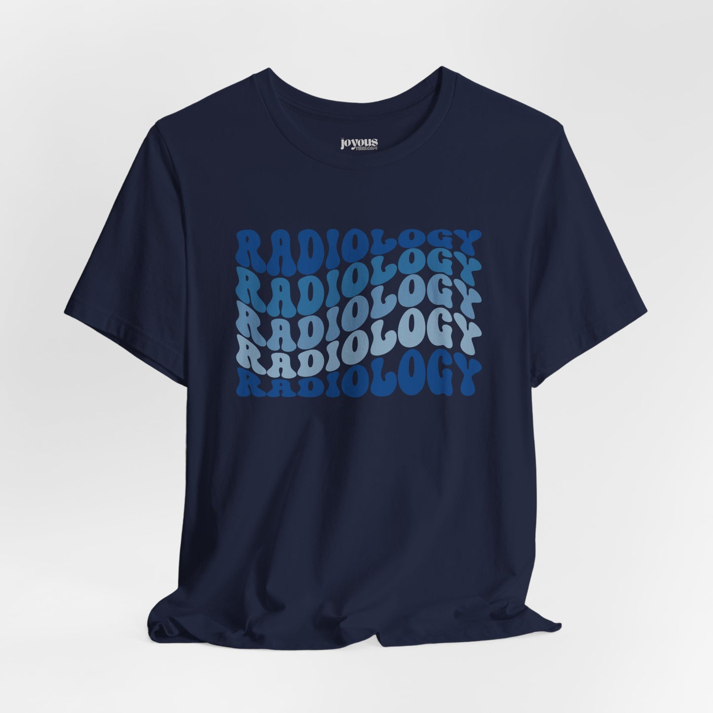 Groovy Blue Radiology Soft Cotton Tee