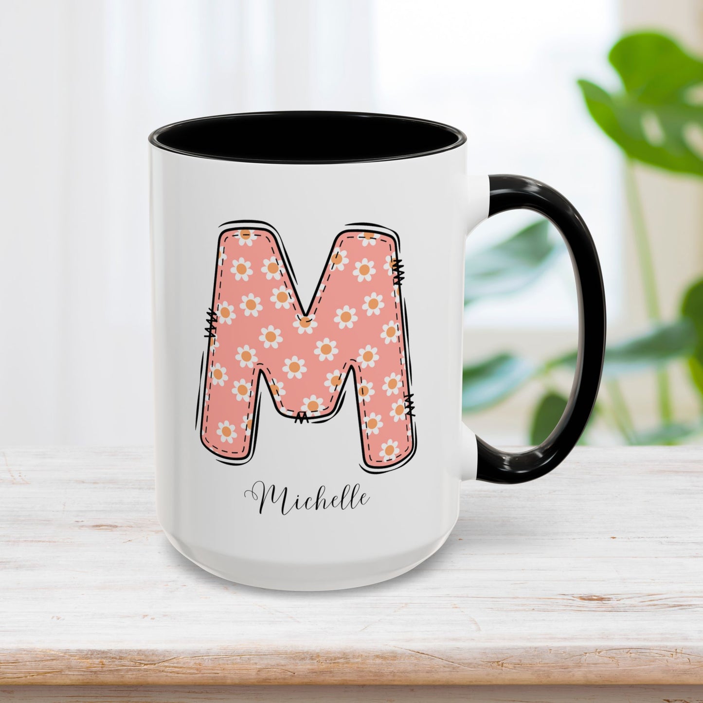 Custom Name Initial Letter Mug - Personalized Gifts A-Z