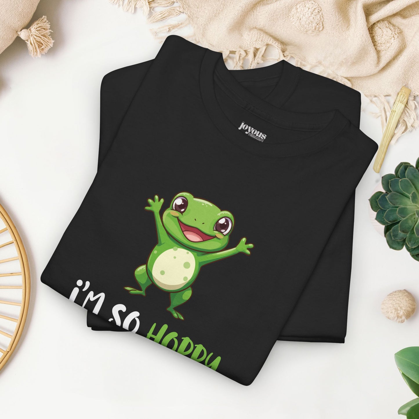 Valentine's Day Teacher Shirt - I'm so Hoppy We are Friends Heavy Cotton Tee