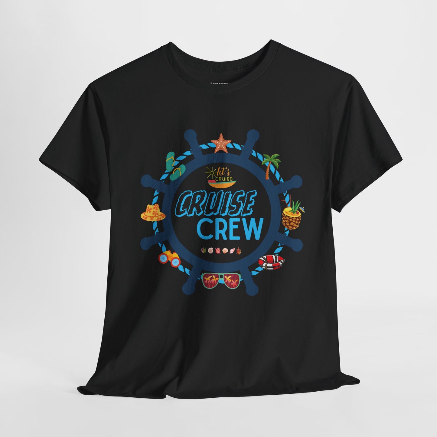 Matching Cruise Crew Shirt - Family Cruise Heavy Cotton Tee