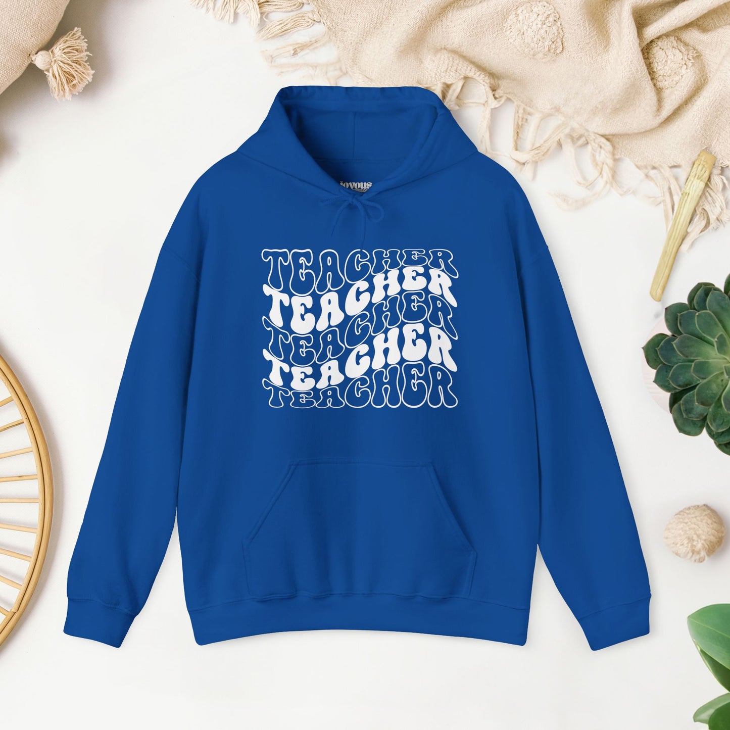 Groovy Unisex Teacher Hoodie for School Teachers