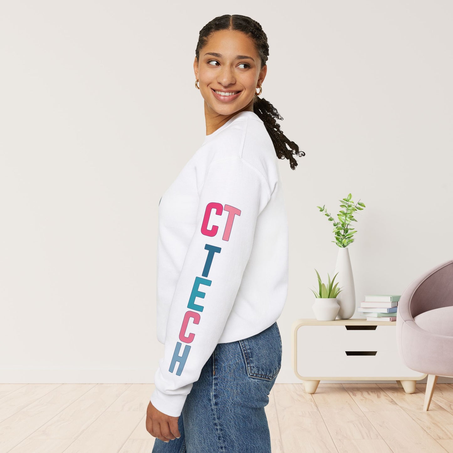 Trendy Colorful CT Tech Sweatshirt