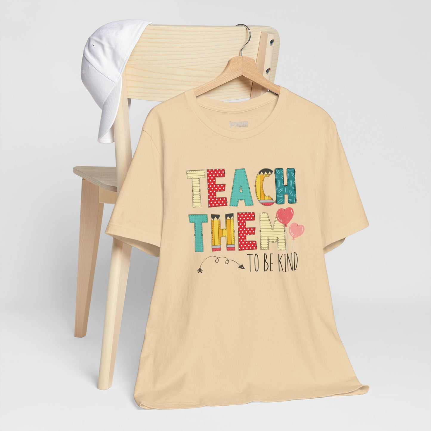 Teach Them to Be Kind Teacher Soft Cotton Tee