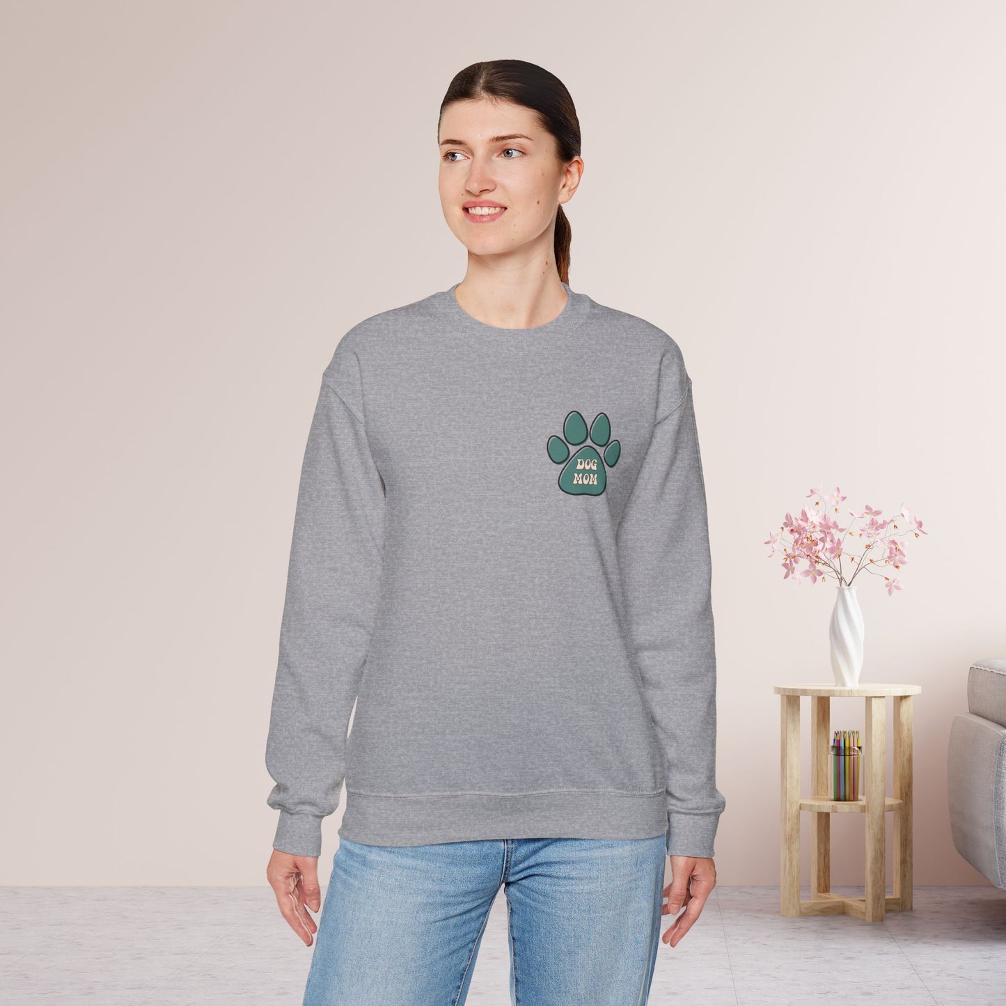 Retro Dog Mom Sweatshirt - Trendy Dog Mom Sweater