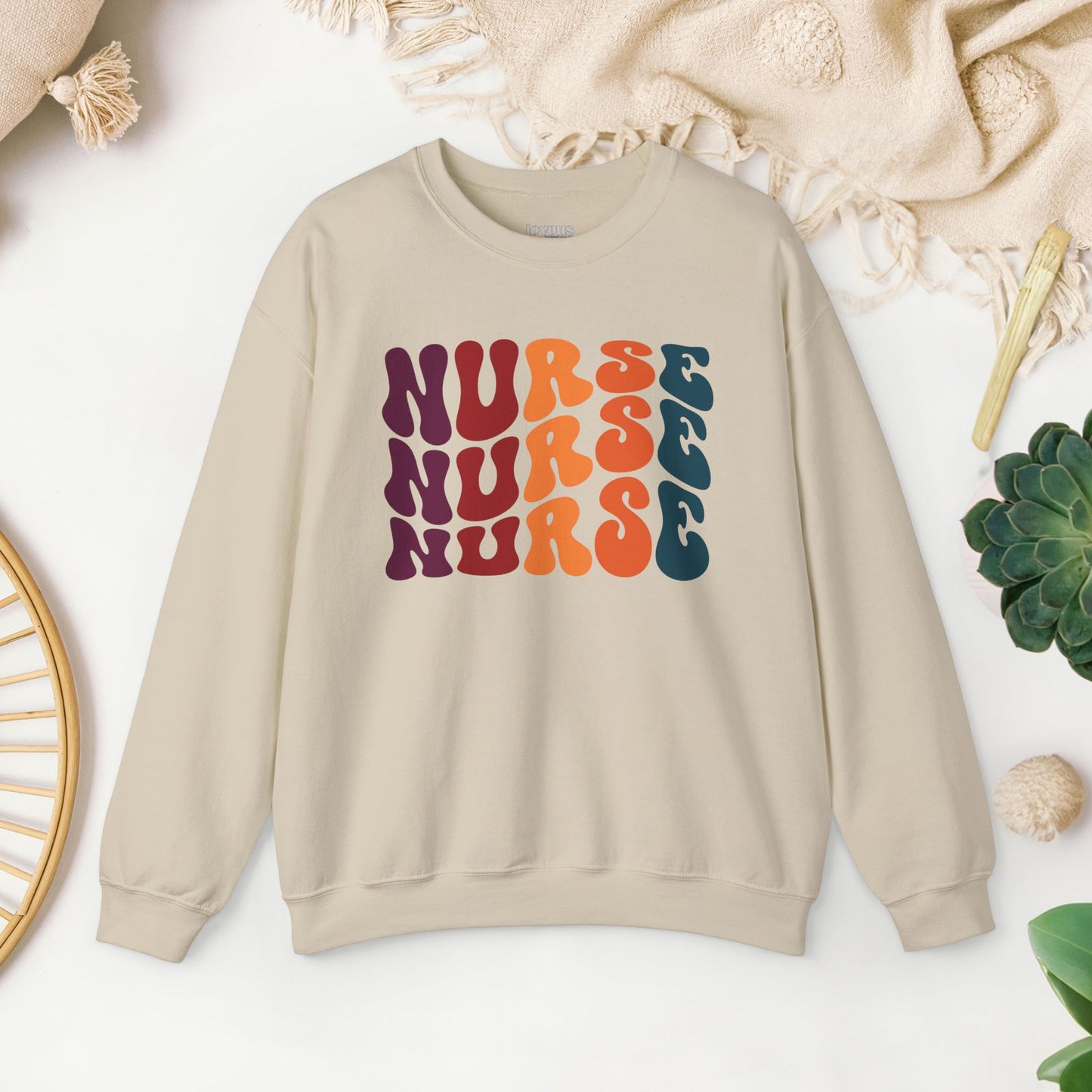 Groovy Nurse Sweatshirt - Nurse Pullover