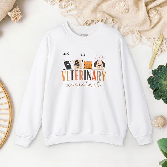 Veterinary Assistant Crewneck Sweatshirt for VET Assistant