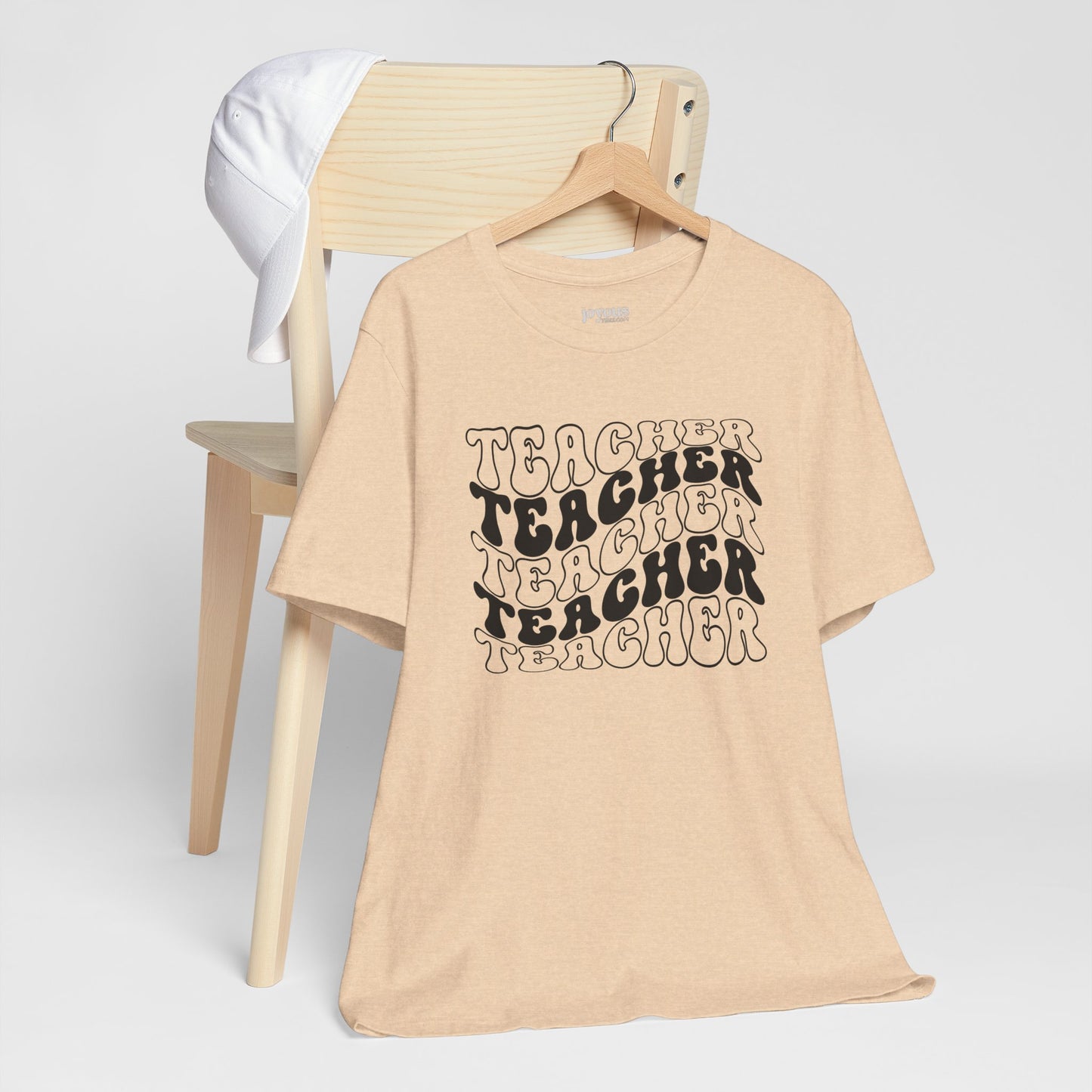 Trendy Groovy Teacher Soft Cotton Tee