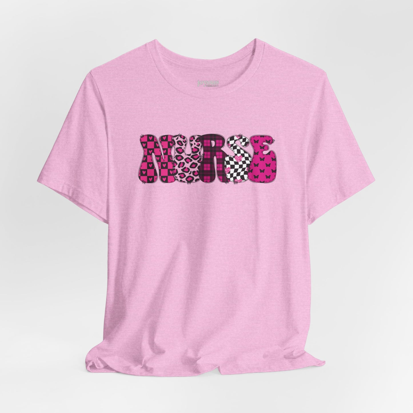 Groovy Font Nurse Shirt - Registered Nurse Soft Cotton Tee