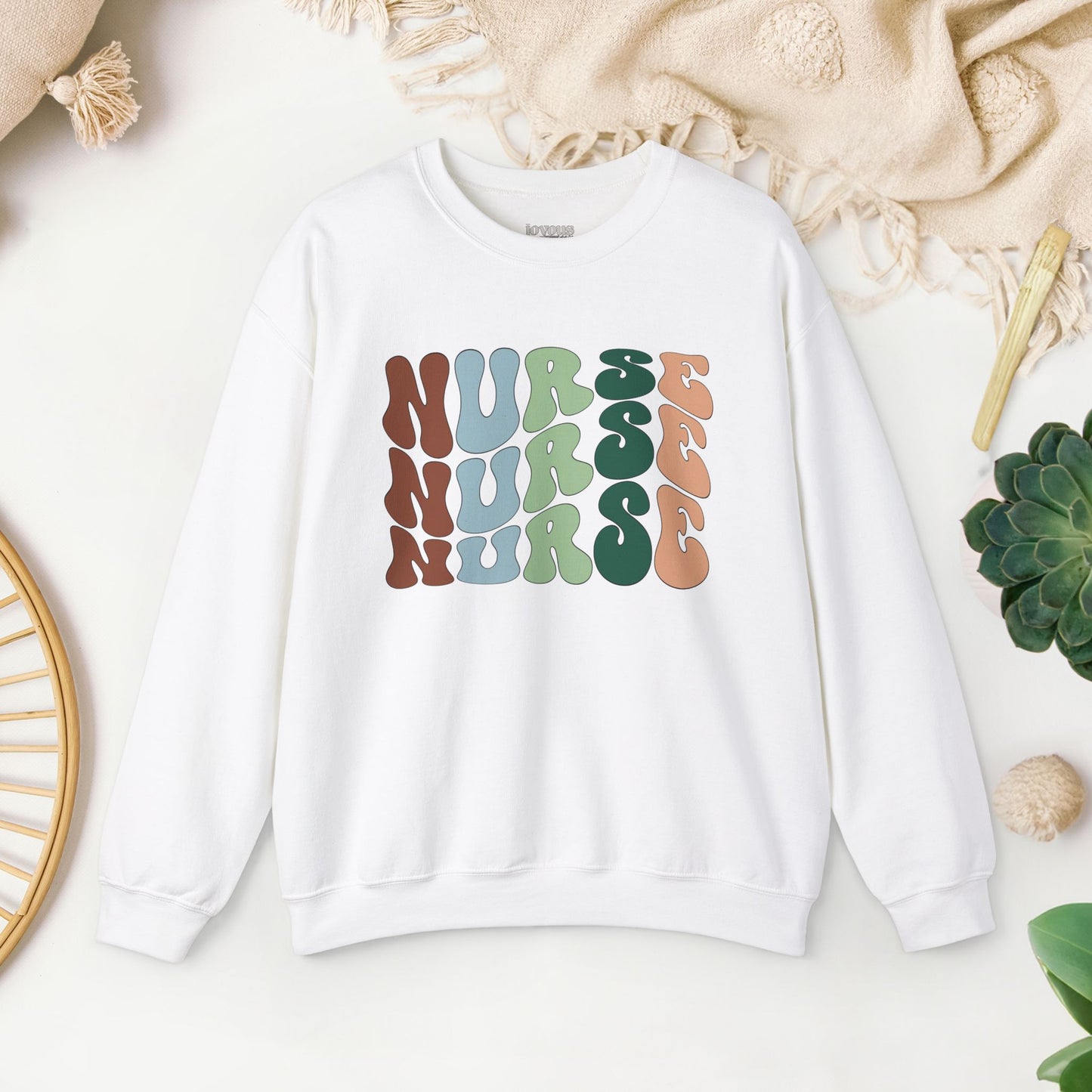 Groovy Nurse Sweatshirt for Registered Nurse