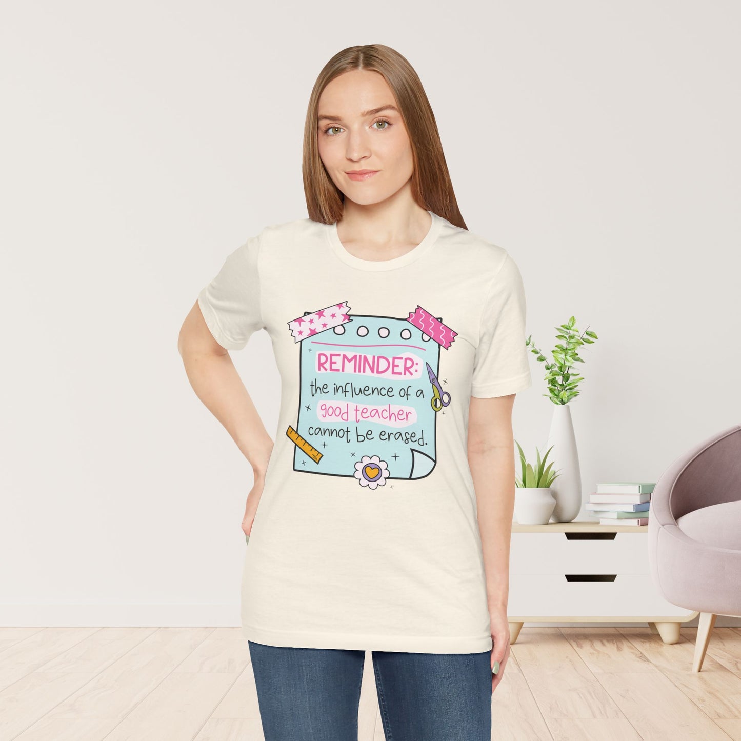 Trendy Motivational Teacher Soft Cotton Tee