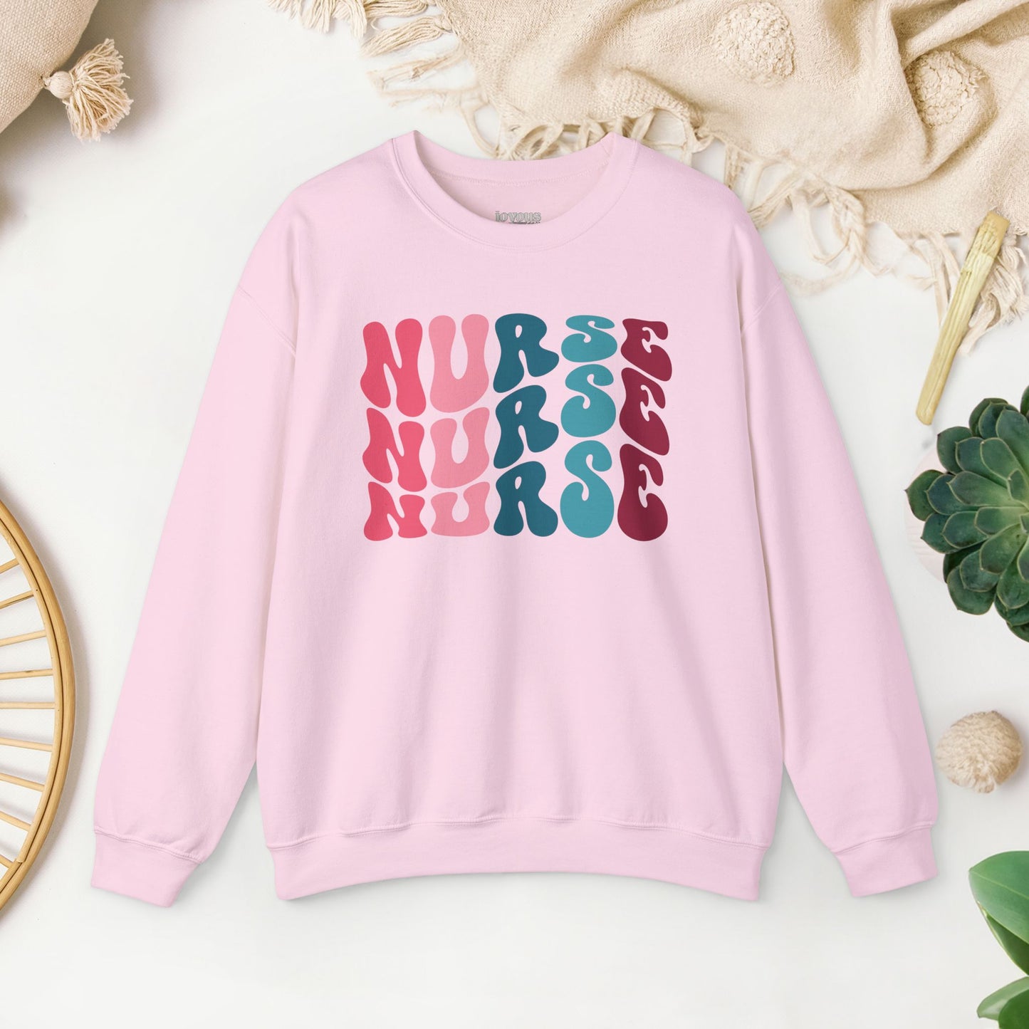 Groovy Colorful Nurse Sweatshirt