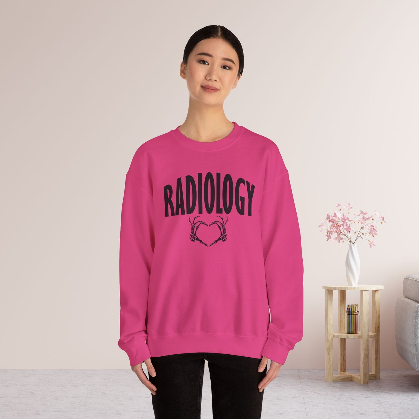 Skeleton Hand Radiology Sweatshirt for RAD Tech