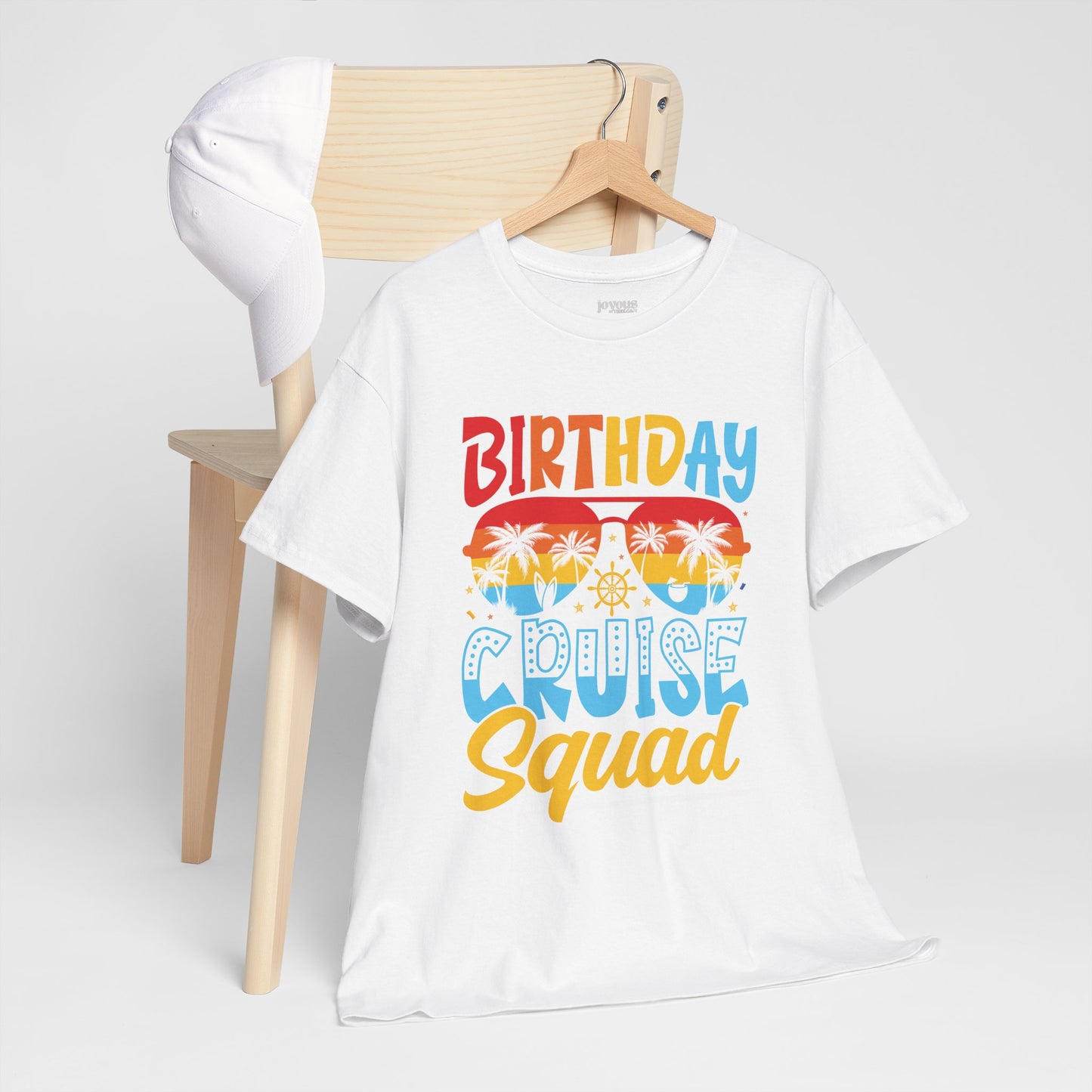 Birthday Cruise Squad Shirt - Family Cruise Vacation Heavy Cotton Tee