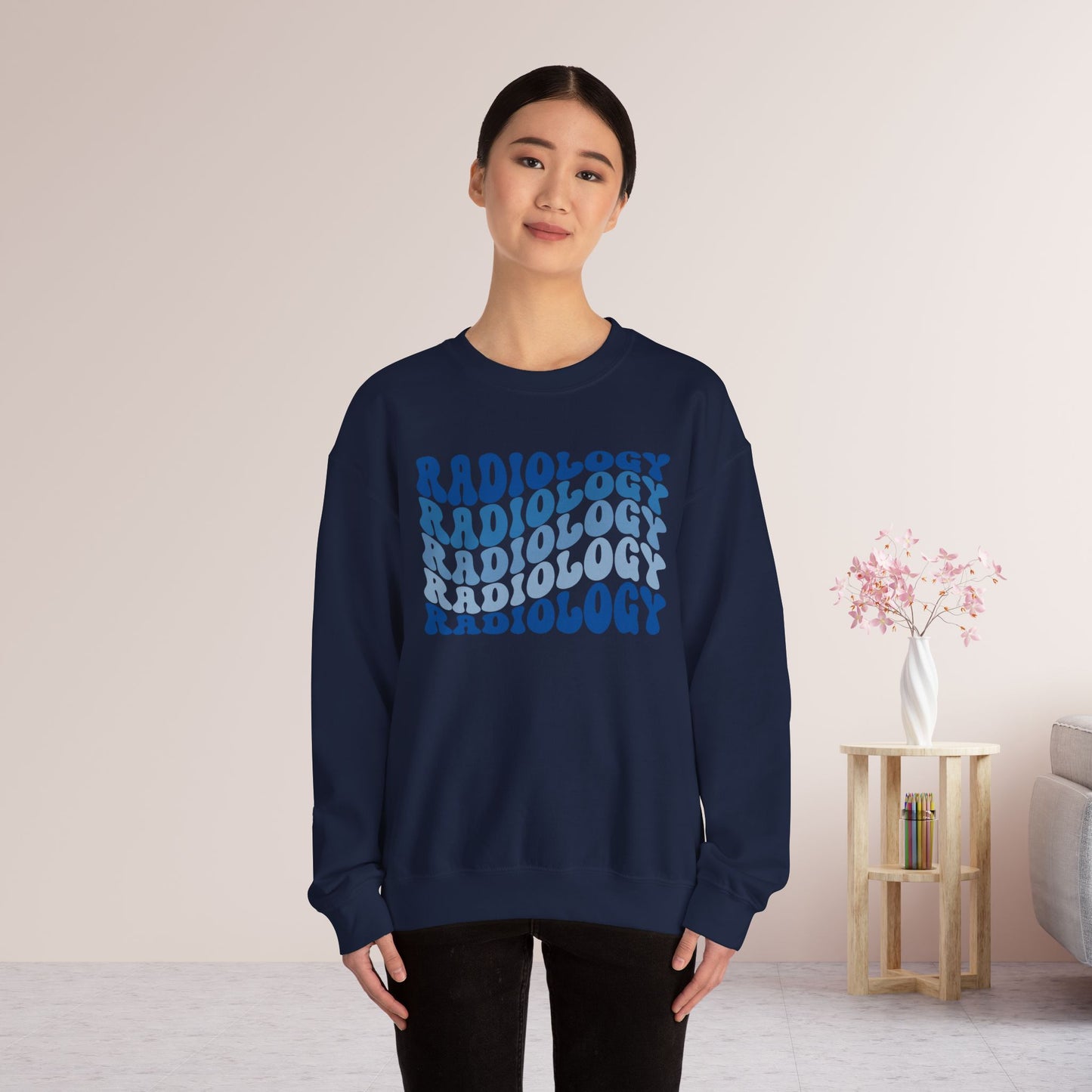 Groovy Blue Radiology Sweatshirt for RAD Technician