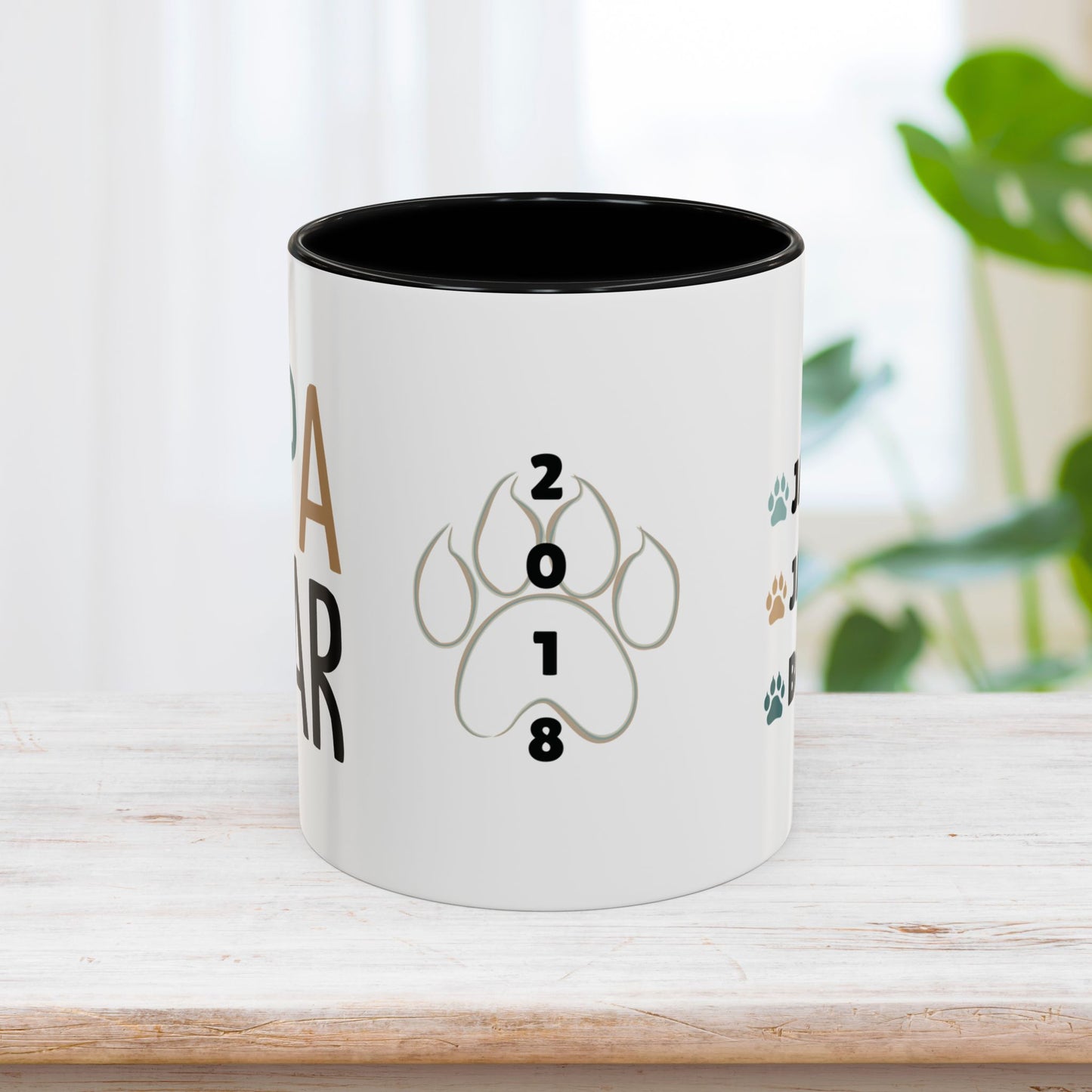 Personalized Papa Bear Coffee Mug with Kids Names - Custom Dad Gifts for Father's Day