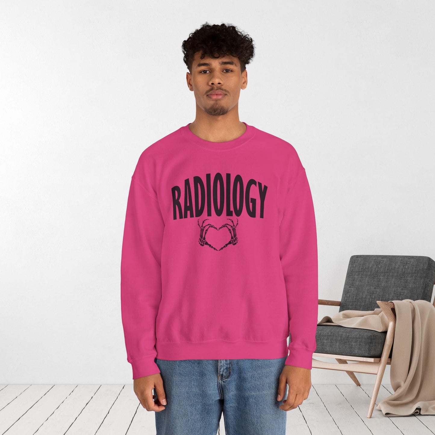 Skeleton Hand Radiology Sweatshirt for RAD Tech