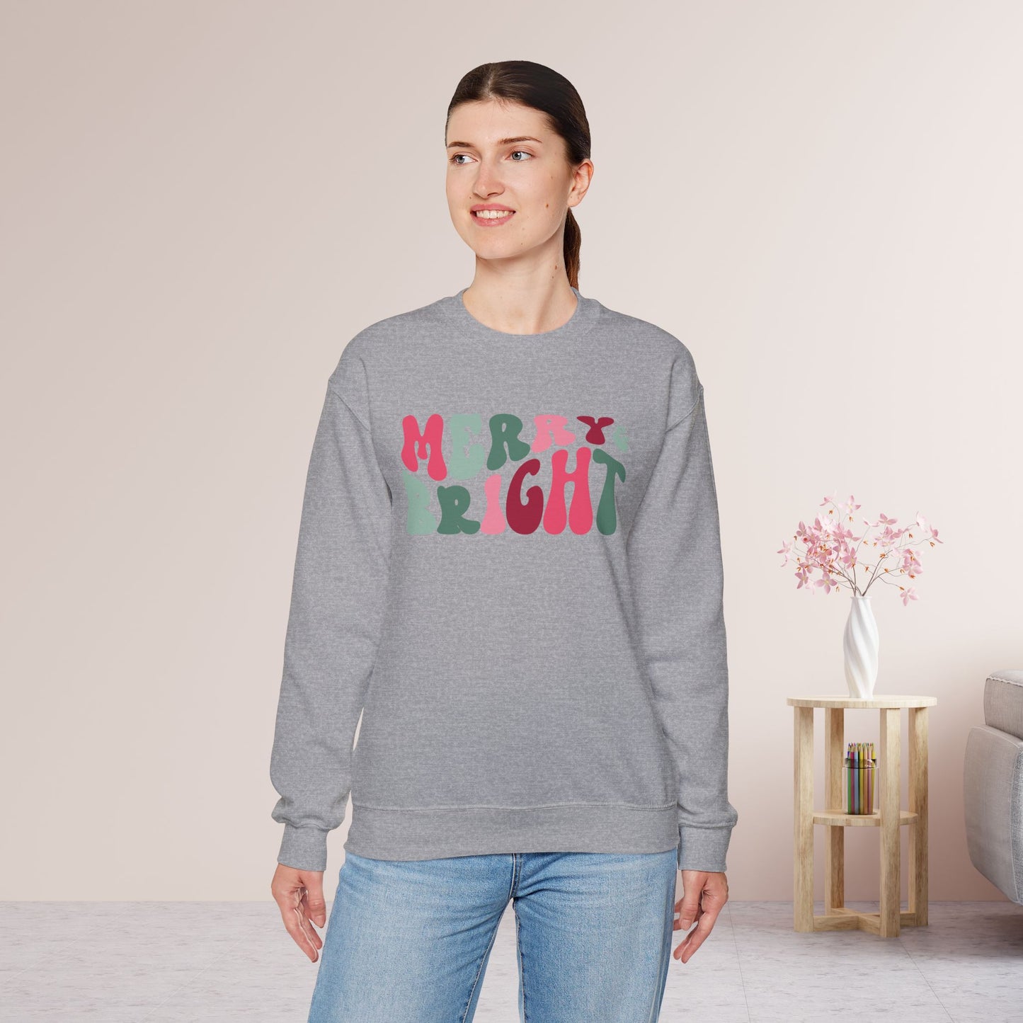 Merry and Bright Christmas Sweatshirt