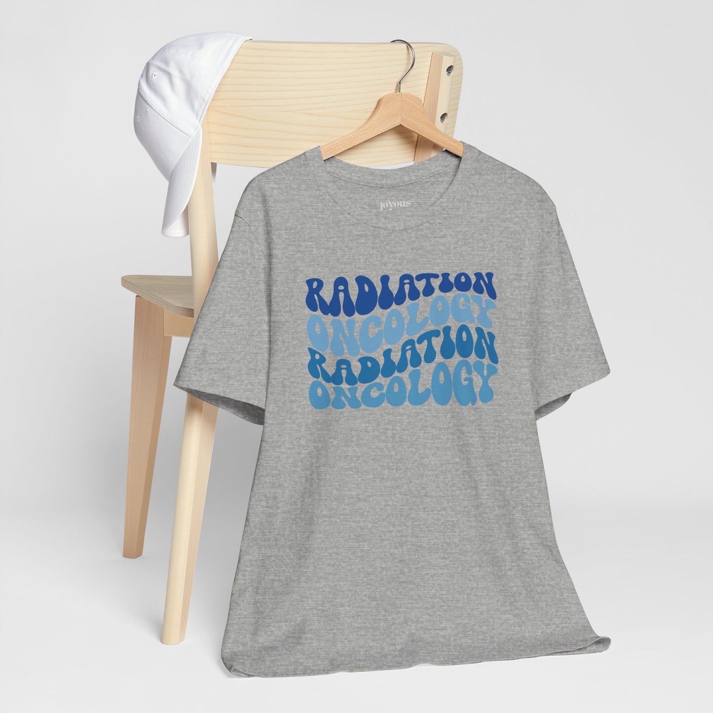 Blue Groovy Radiation Oncology Soft Cotton Tee