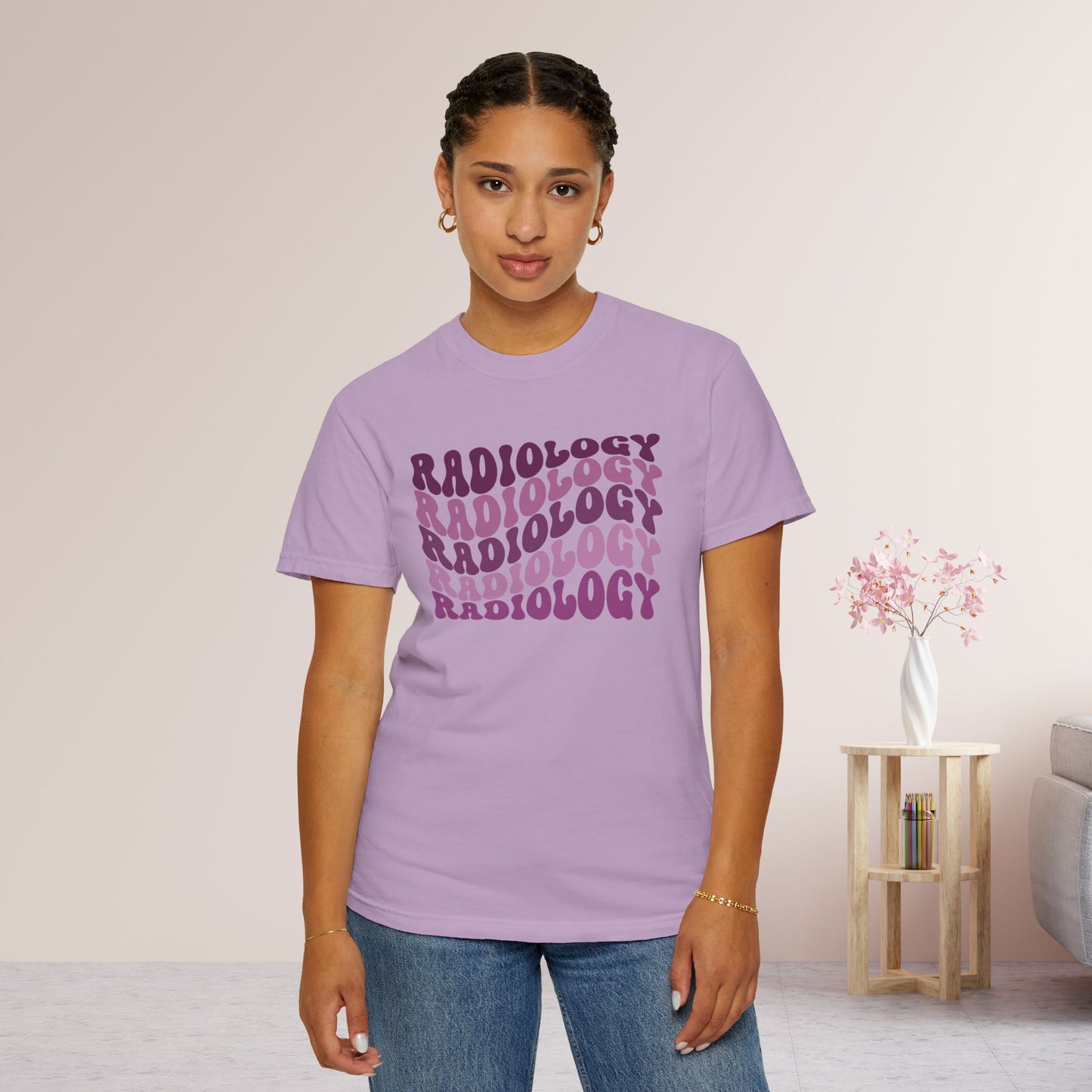 Groovy Purple Comfort Colors Radiology Shirt