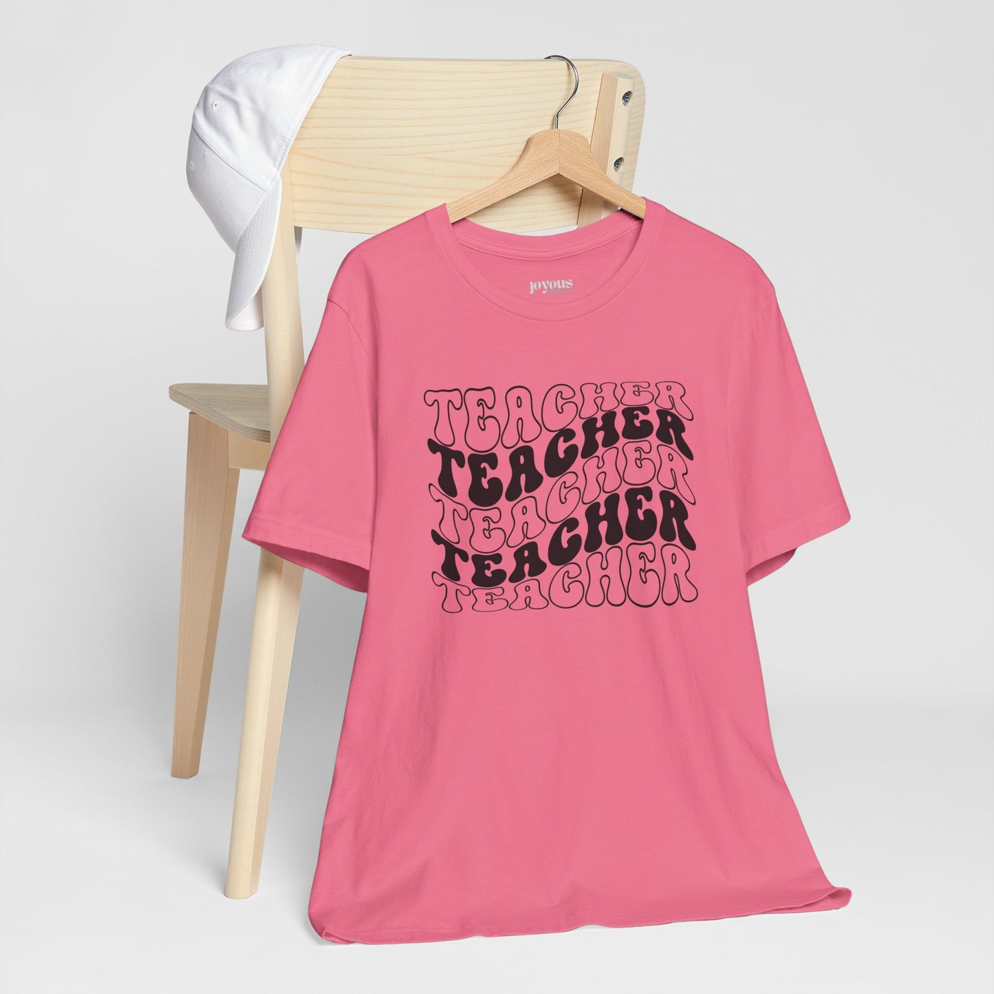 Trendy Groovy Teacher Soft Cotton Tee