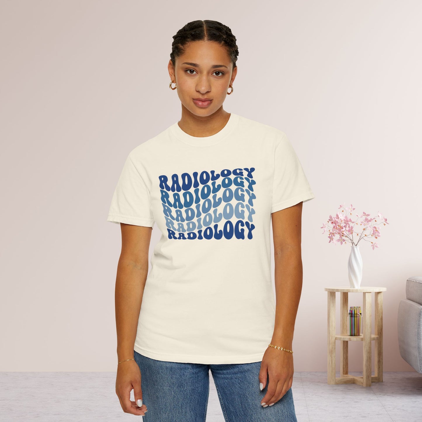 Groovy Blue Comfort Colors Radiology Shirt