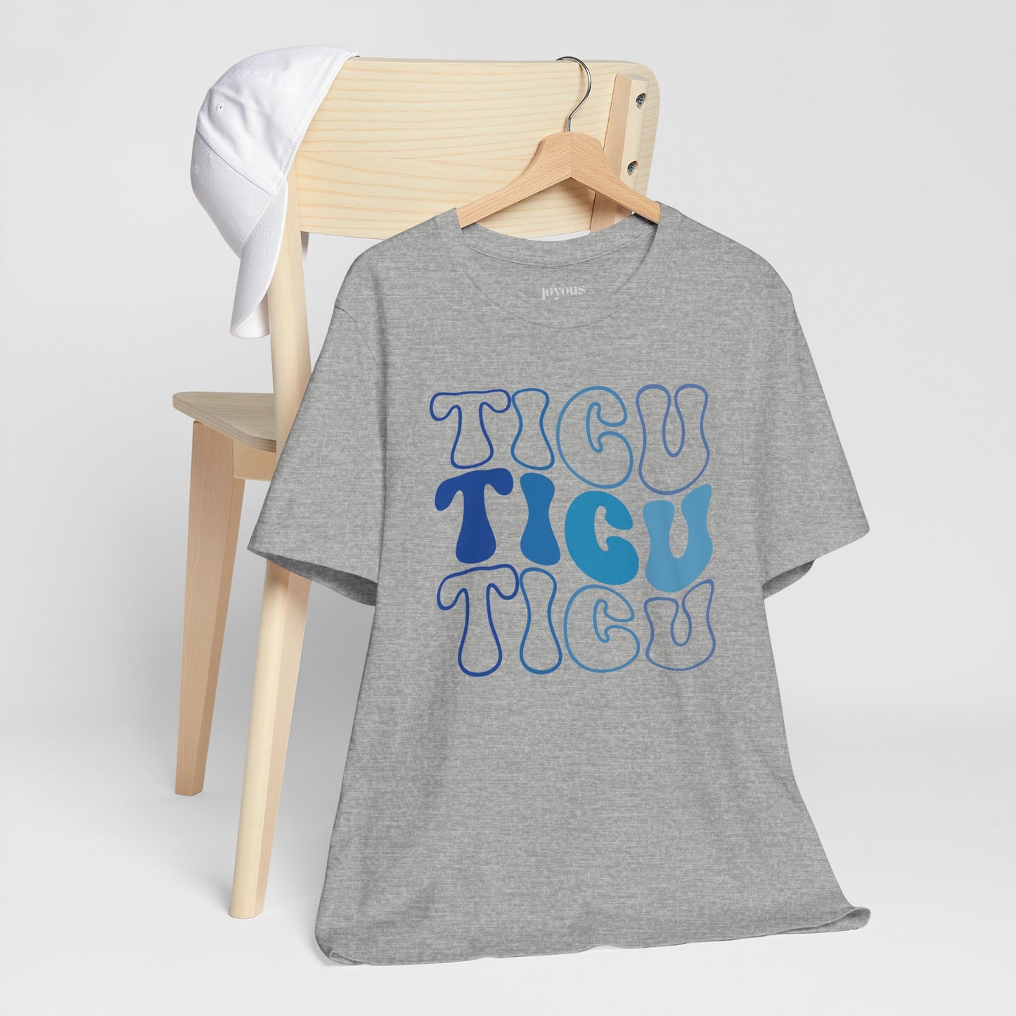 Groovy Blue TICU Shirt - Trauma ICU Nurse Soft Cotton Tee