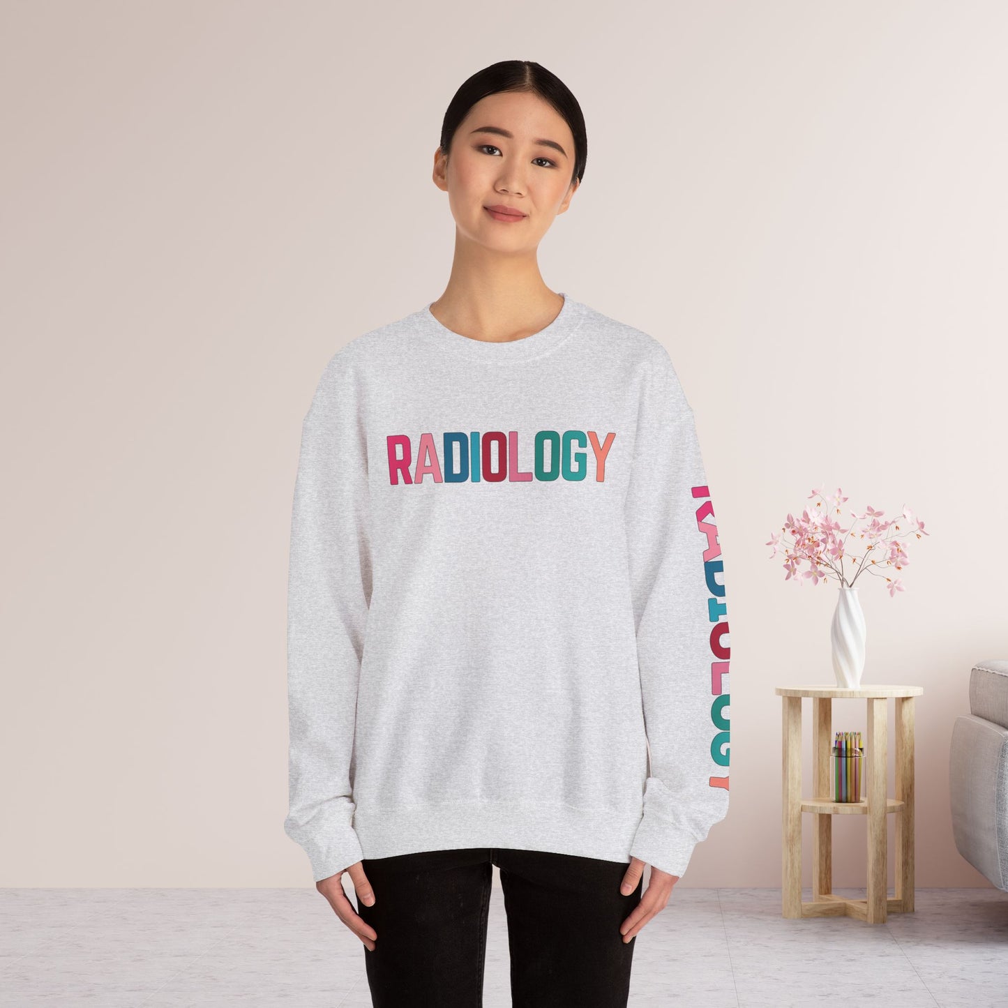 Trendy Colorful Radiology Sweatshirt for RAD Technician