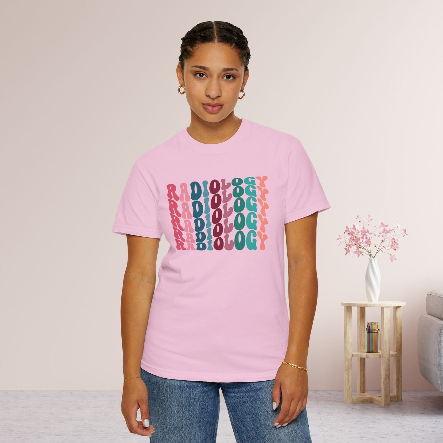 Groovy Colorful Comfort Colors Radiology Shirt