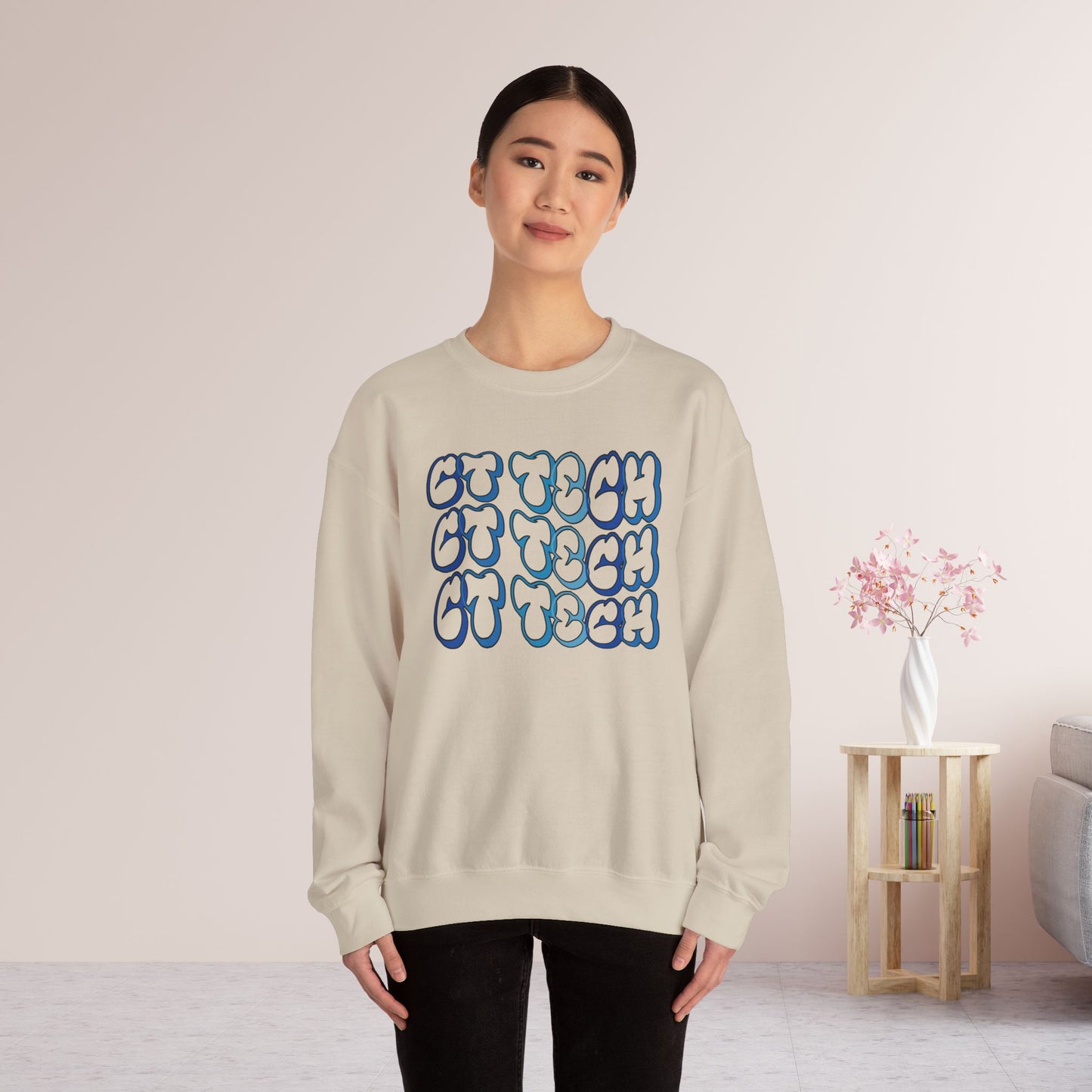 Groovy Blue CT Tech Sweatshirt - CT Technologist Sweater