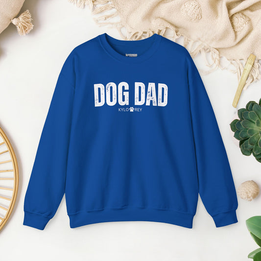 Custom Dog Dad Sweatshirt with Dogs Name - Personalized Gift for Dog Dad