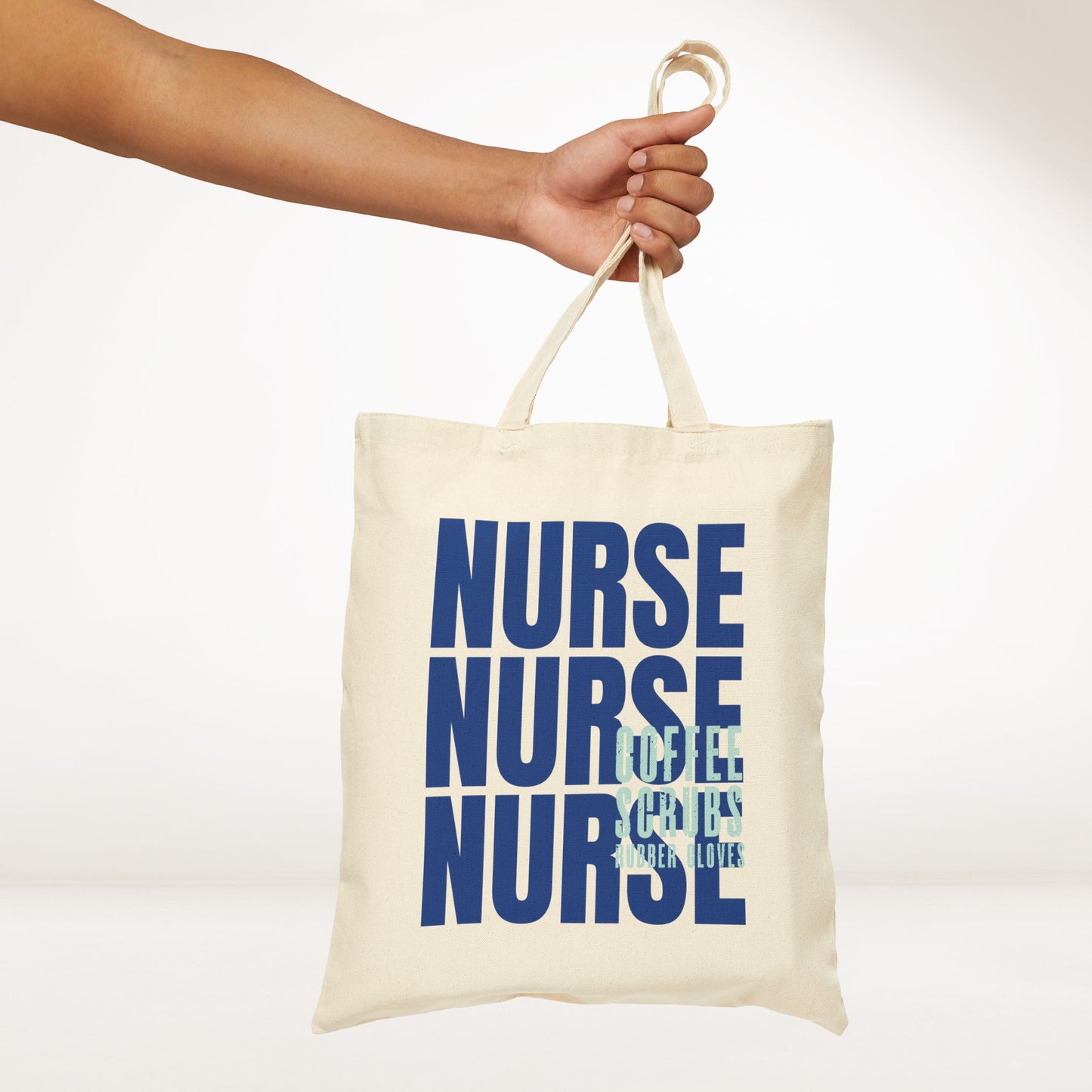 Cute Nurse Canvas Tote Bag - Best Nurse Gift