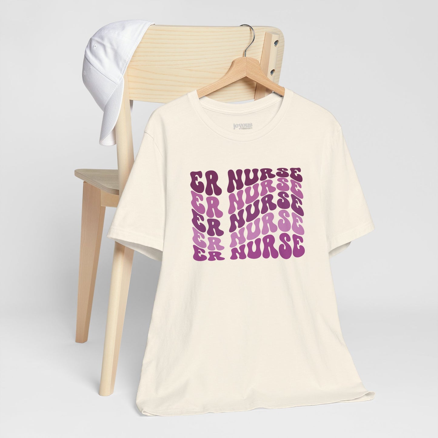 Groovy Purple ER Nurse Shirt - Emergency Nurse Soft Cotton Tee