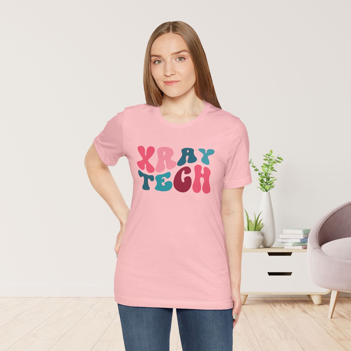 Groovy Colorful XRAY Tech Soft Cotton Tee