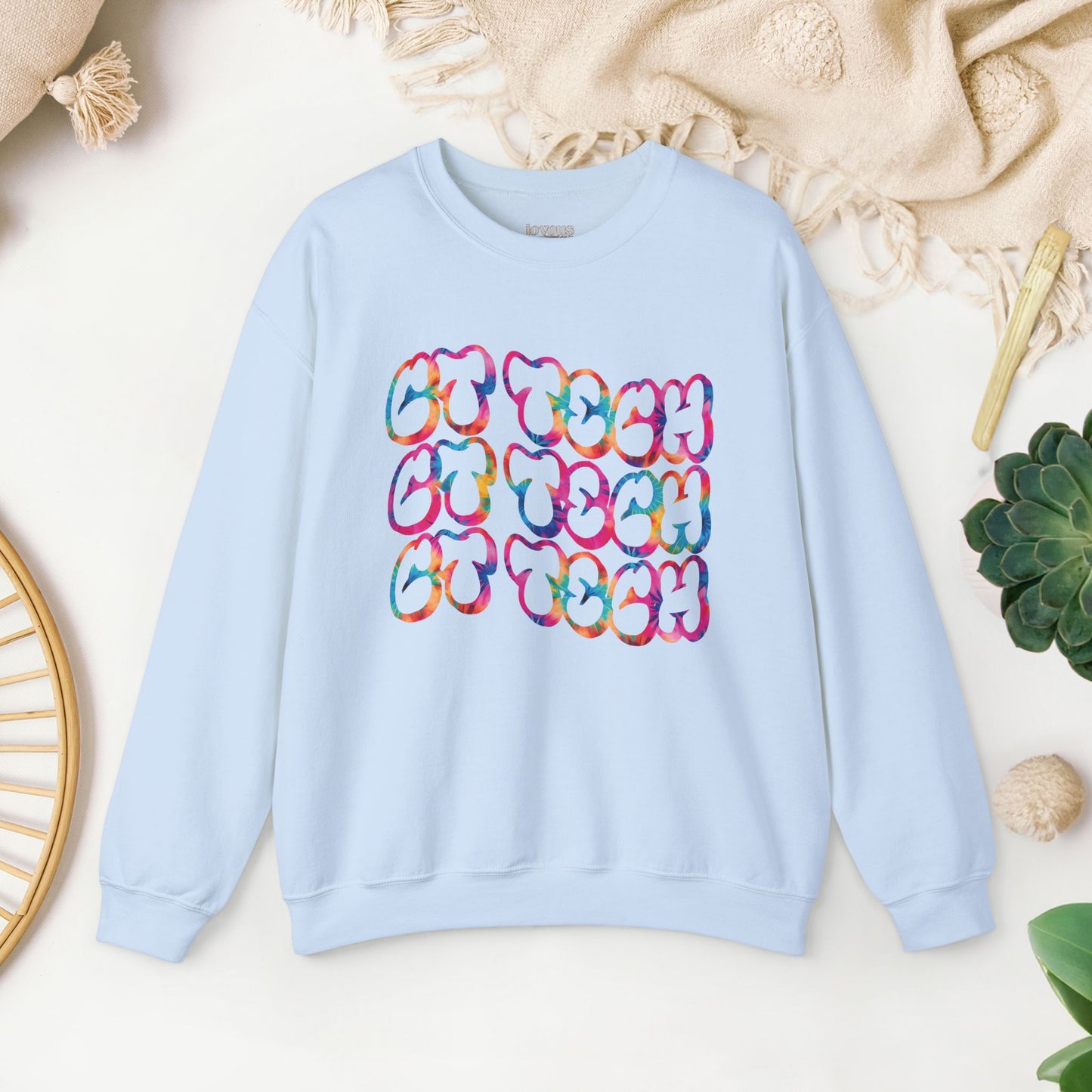 Tie Dye Groovy CT Tech Sweatshirt - CT Technologist Sweater