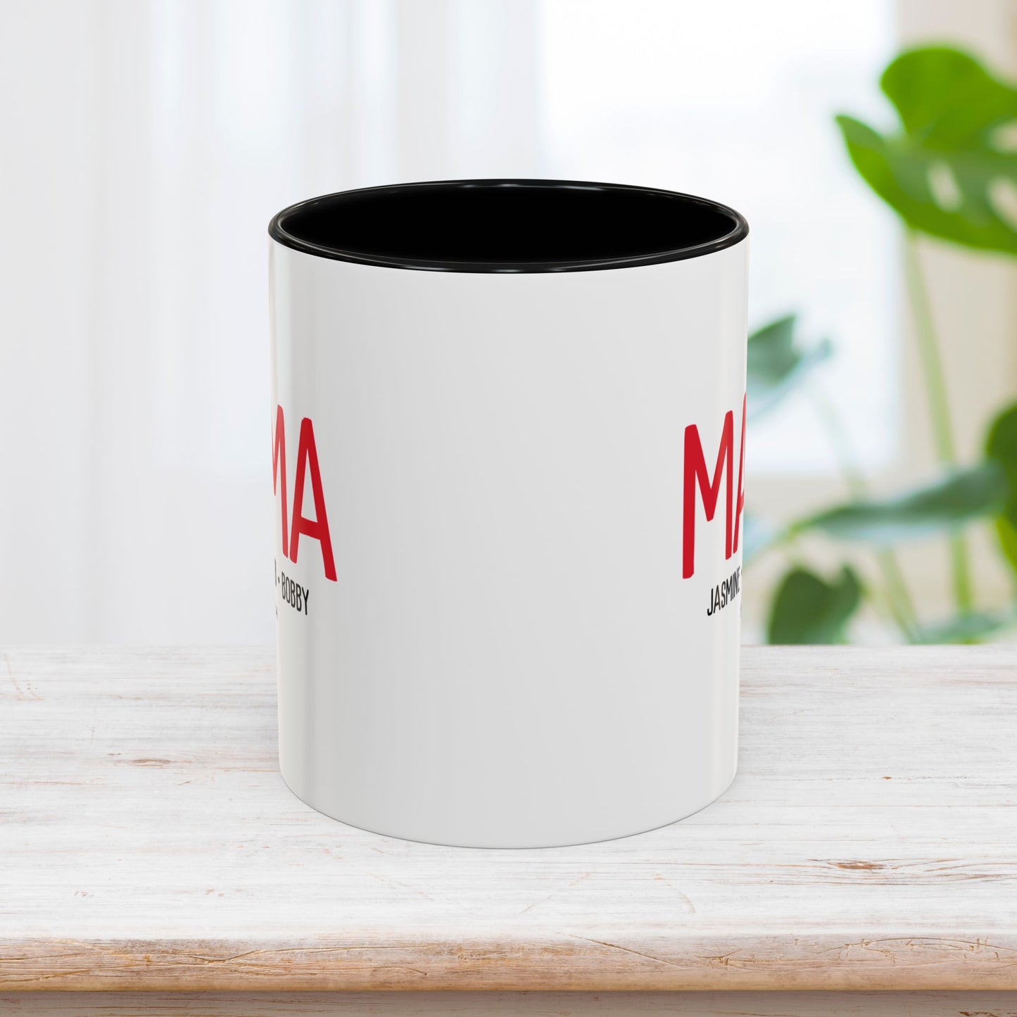 Personalized Mama Coffee Mug with Kids Names - Custom Mom Gifts for Mother's Day