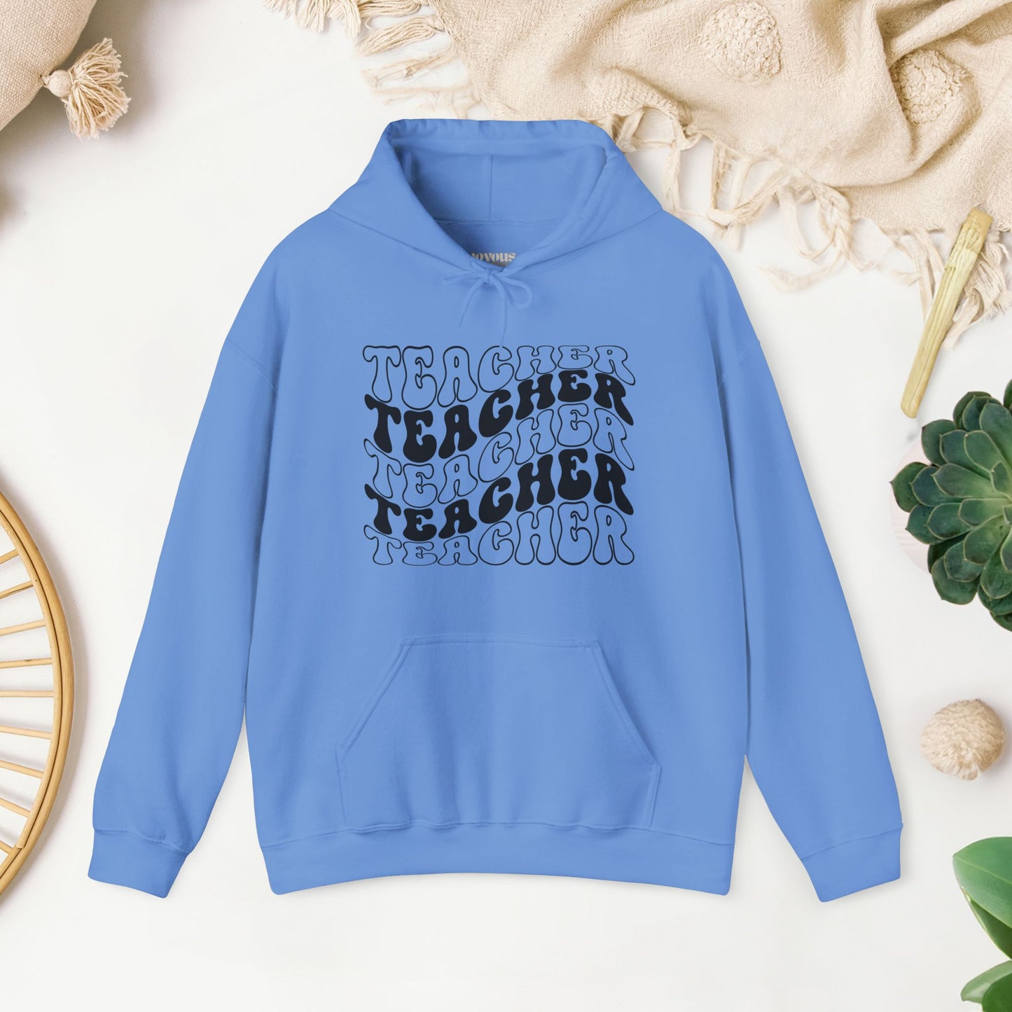 Groovy Unisex Teacher Hoodie for School Teachers